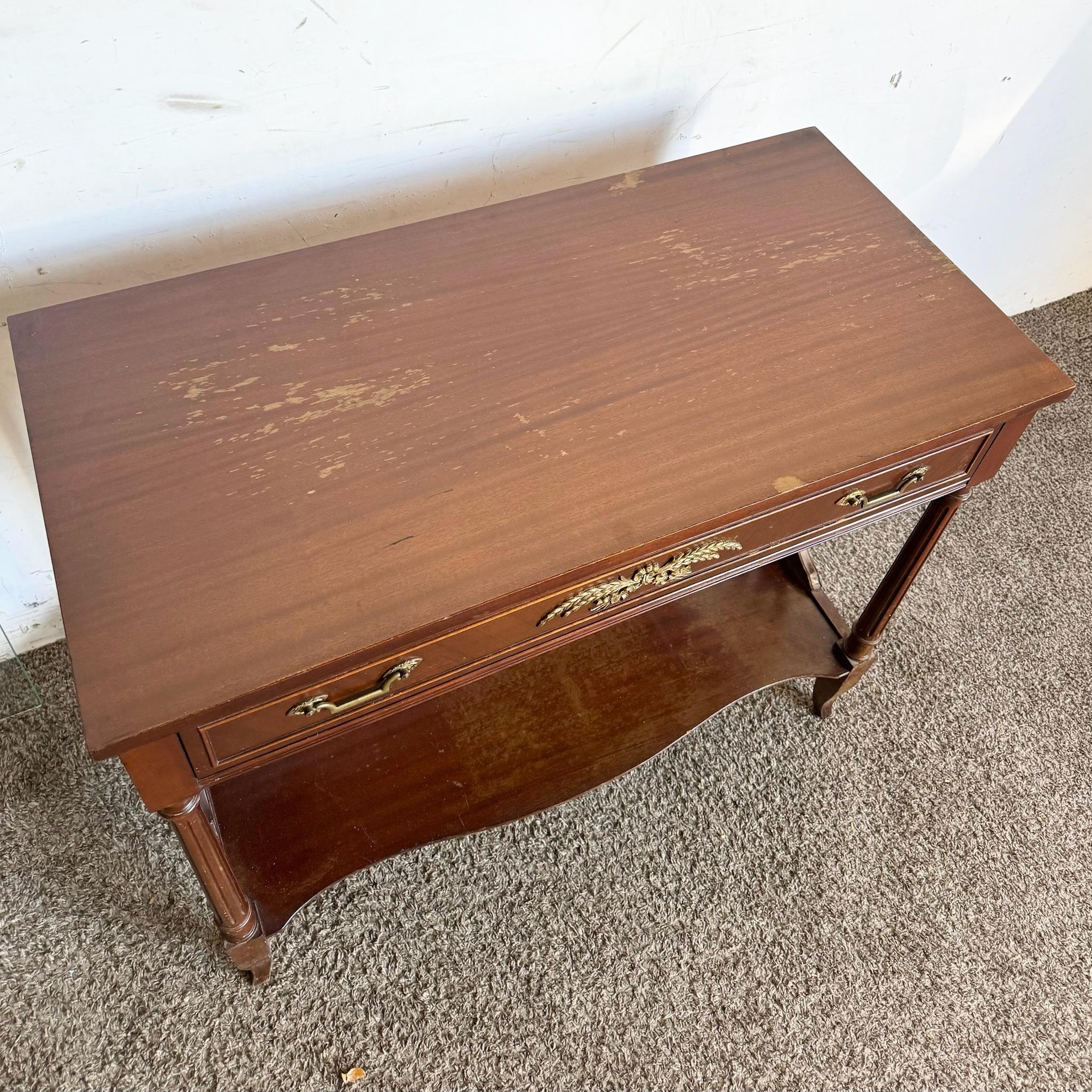1940s Federal Flamed Mahogany Sideboard by Rway For Sale 3