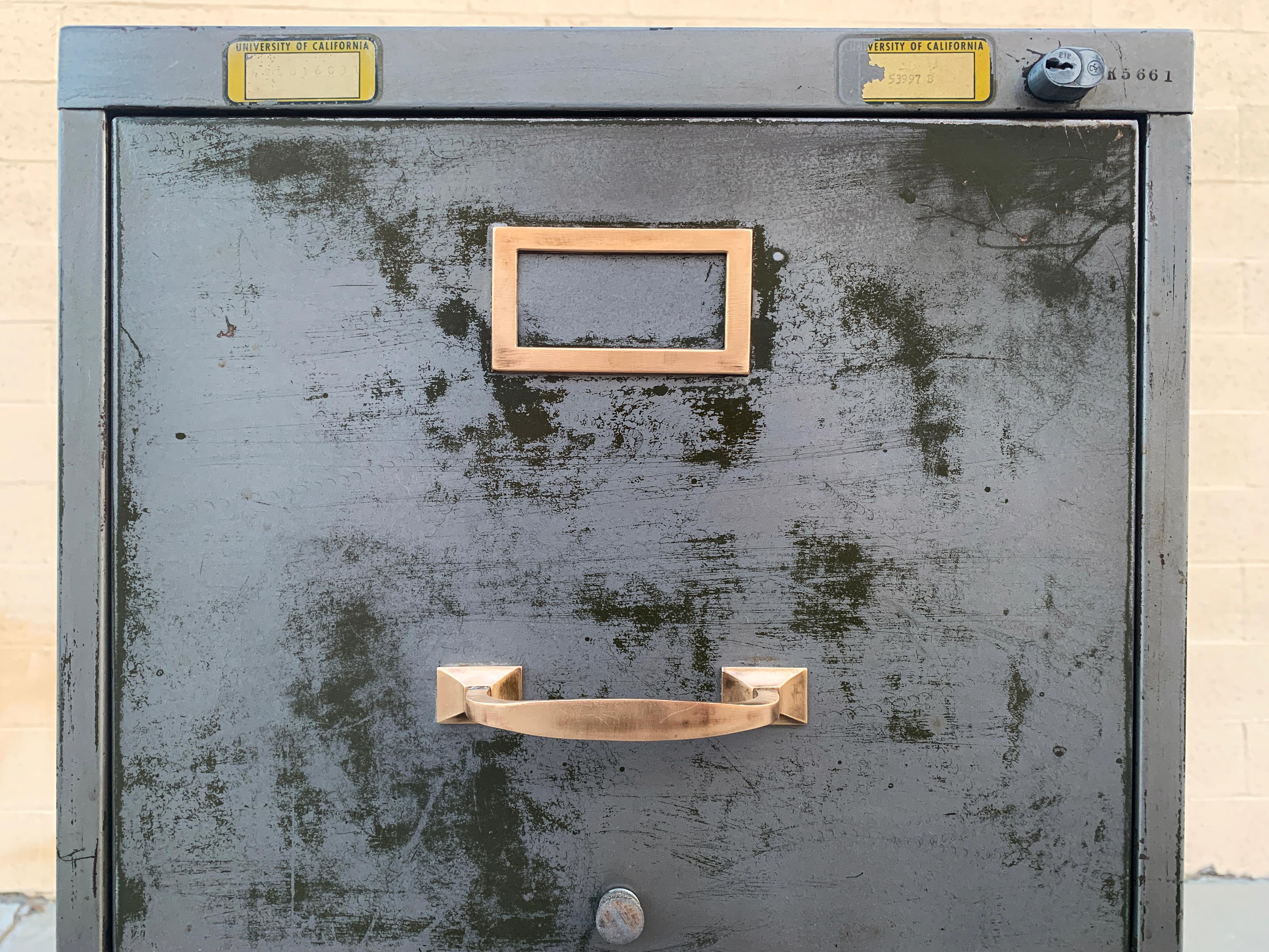 distressed file cabinet