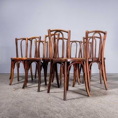 Vintage 1940's Fischel French Bentwood Dining Chairs - Set Of Ten