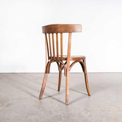 1940's Fischel French Deep Back Bentwood Dining Chairs - Set Of Six