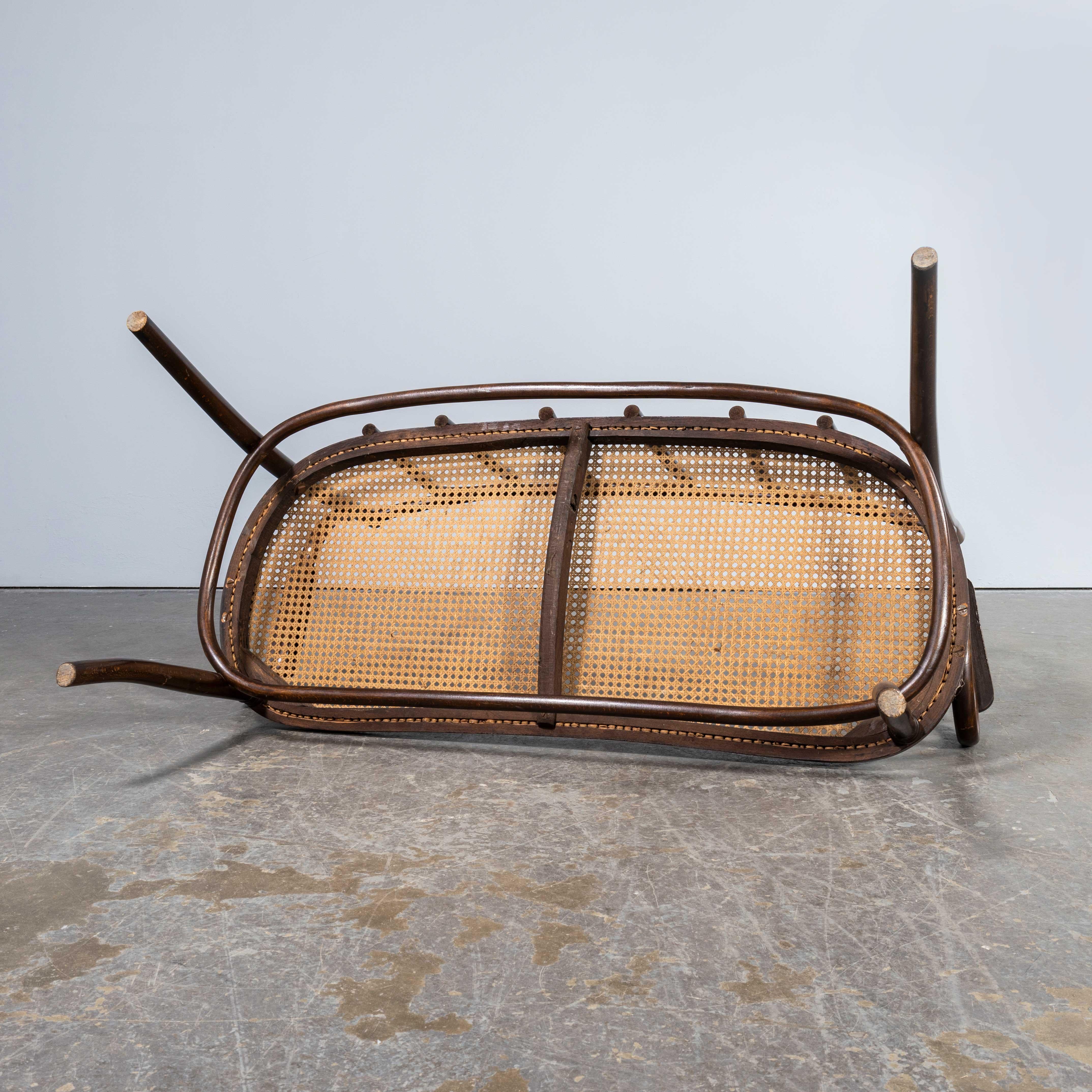 1940's Fischel Hooped Cane Seated Original Classic Bench 5