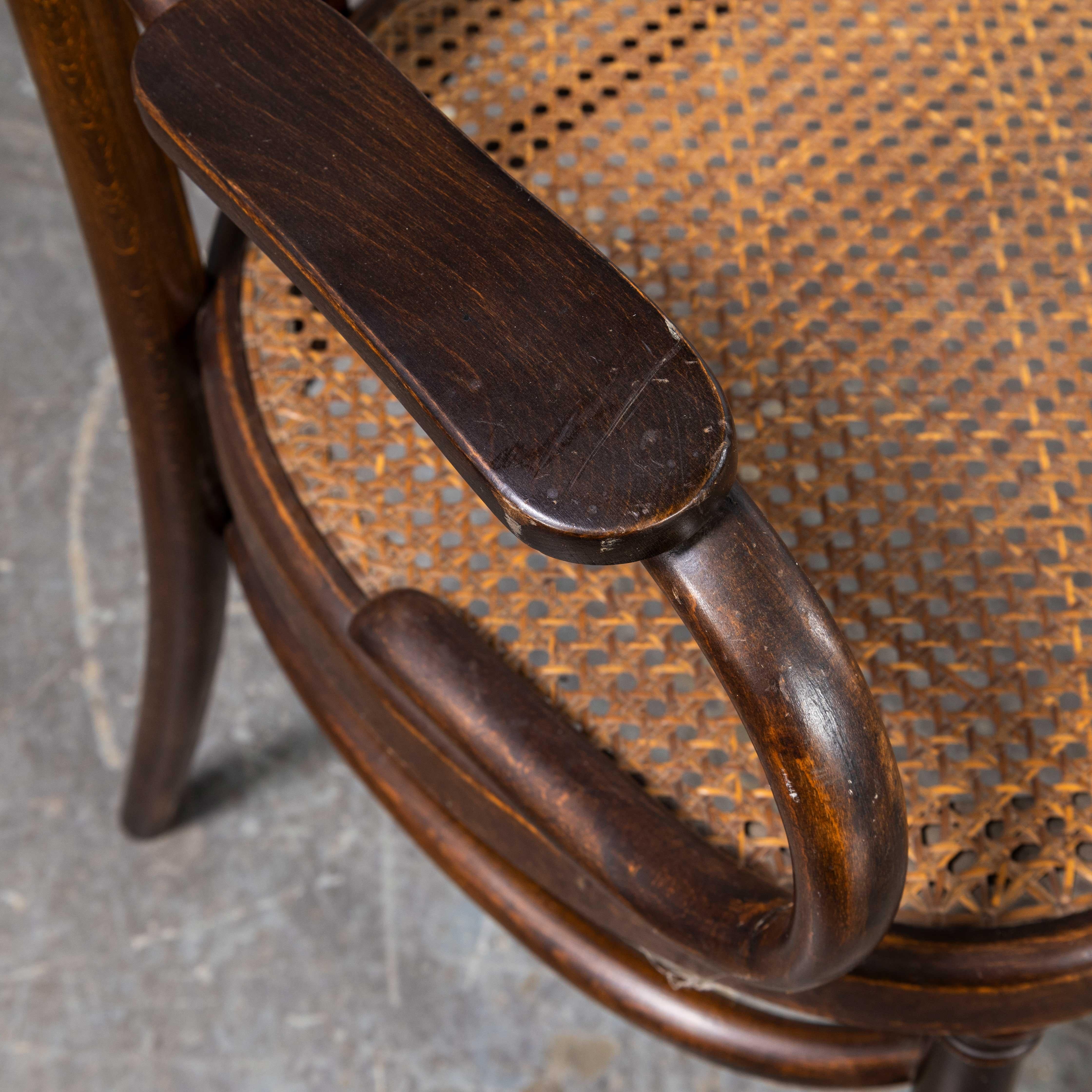 1940's Fischel Hooped Cane Seated Original Classic Bench 3