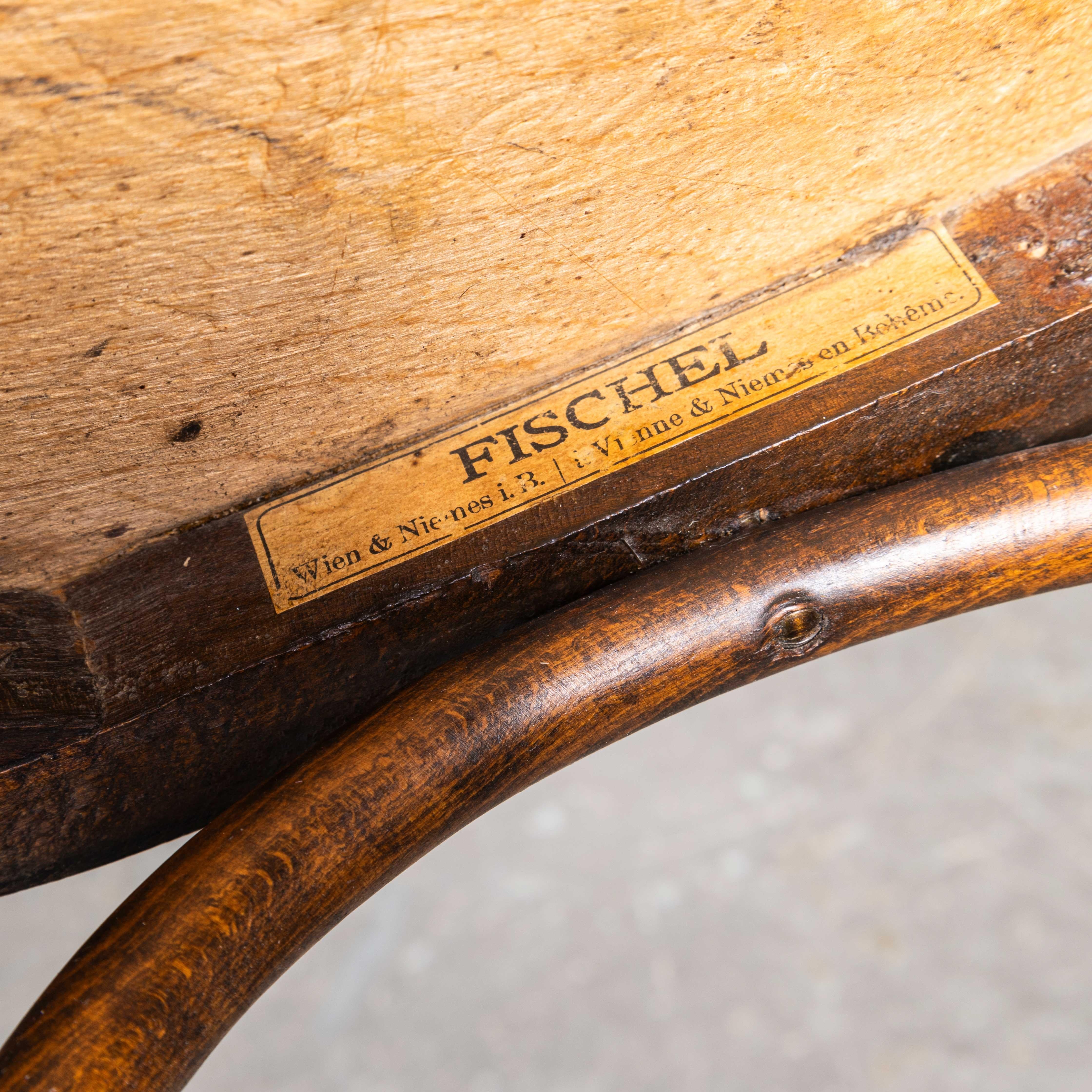 1940's Fischel Original Single Hoop Bentwood Chairs - Set Of Six 4