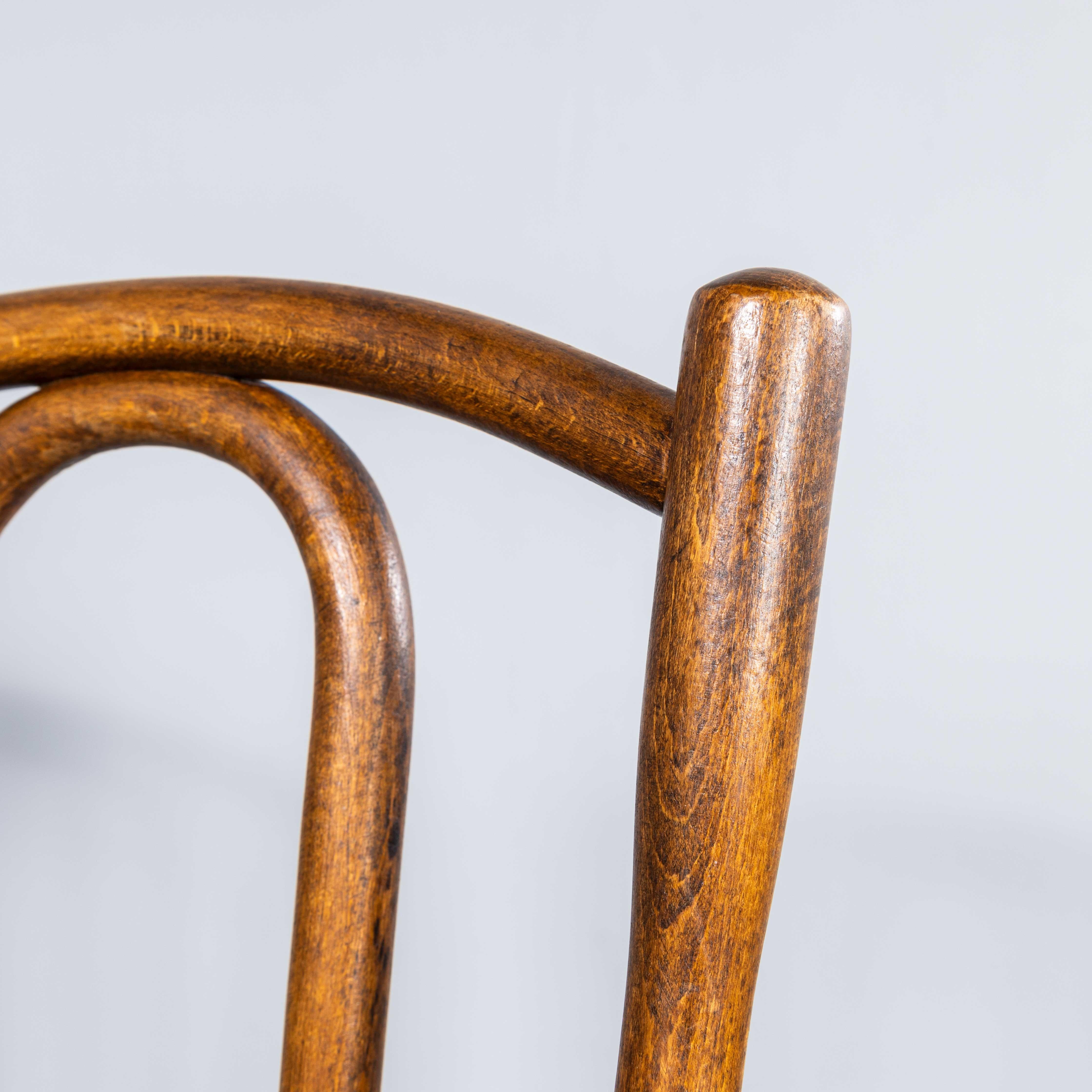1940's Fischel Original Single Hoop Bentwood Chairs - Set Of Six 5