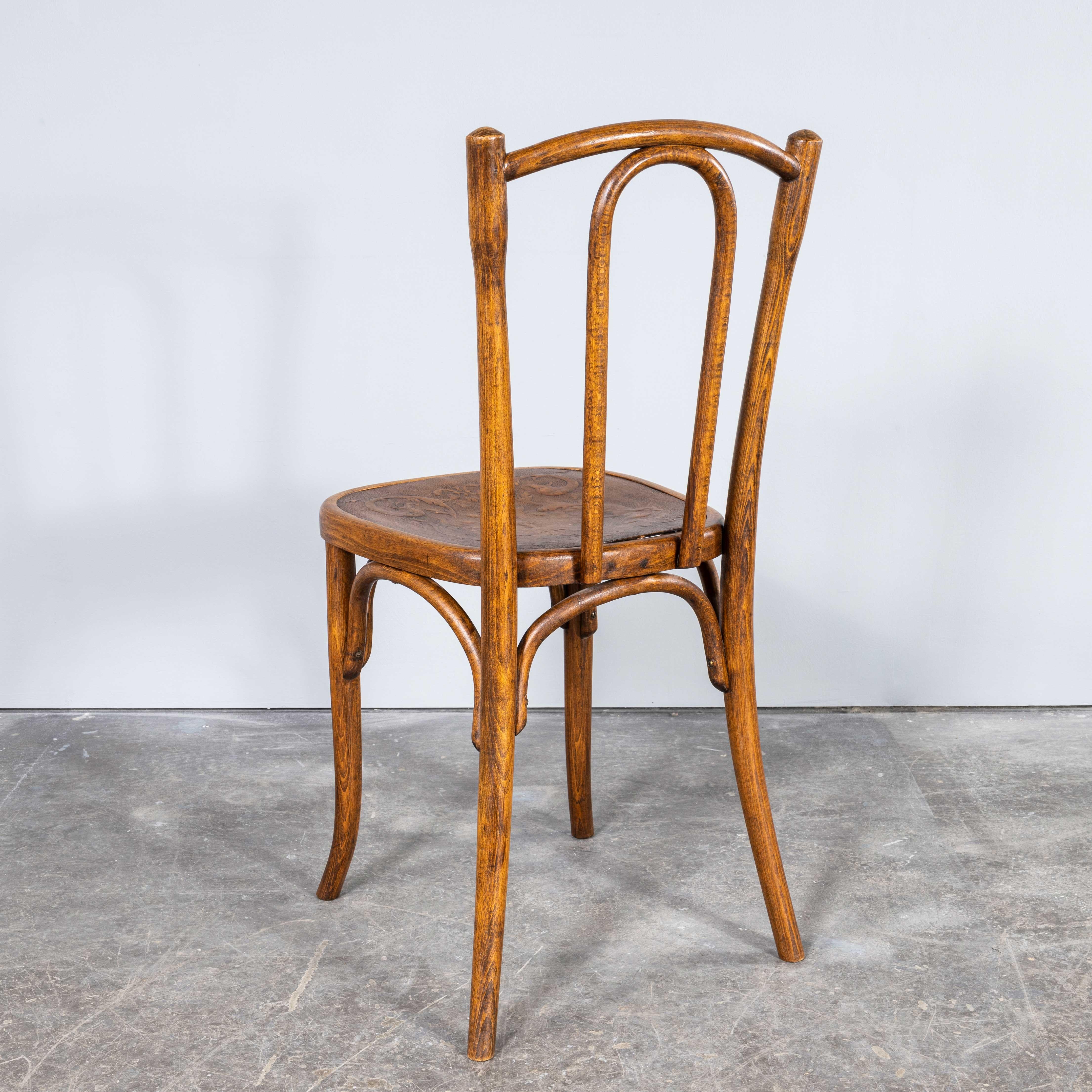 1940's Fischel Original Single Hoop Bentwood Chairs - Set Of Six 8