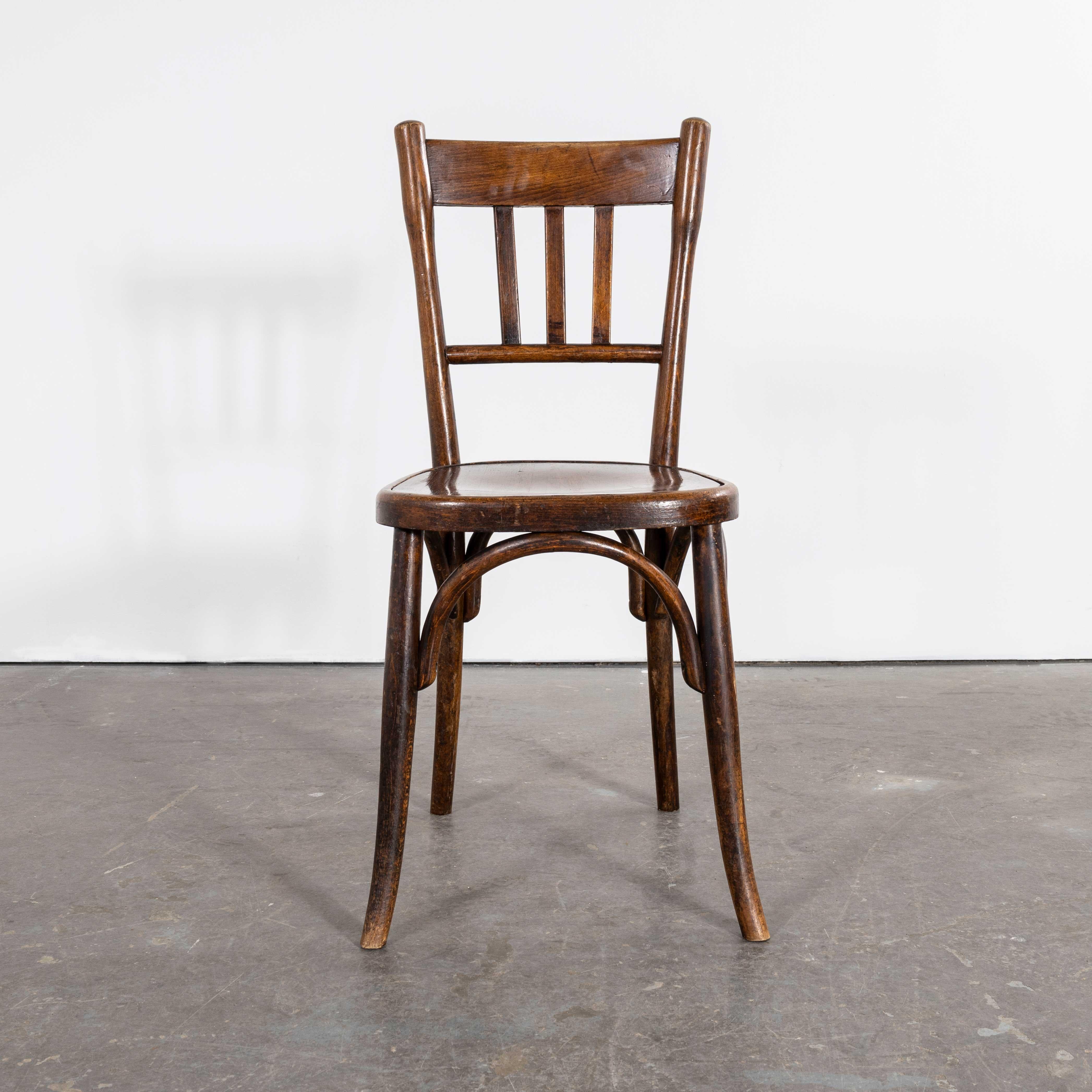 1940's Fischel Provence  Bentwood Dining Chairs - Set Of Four For Sale 1