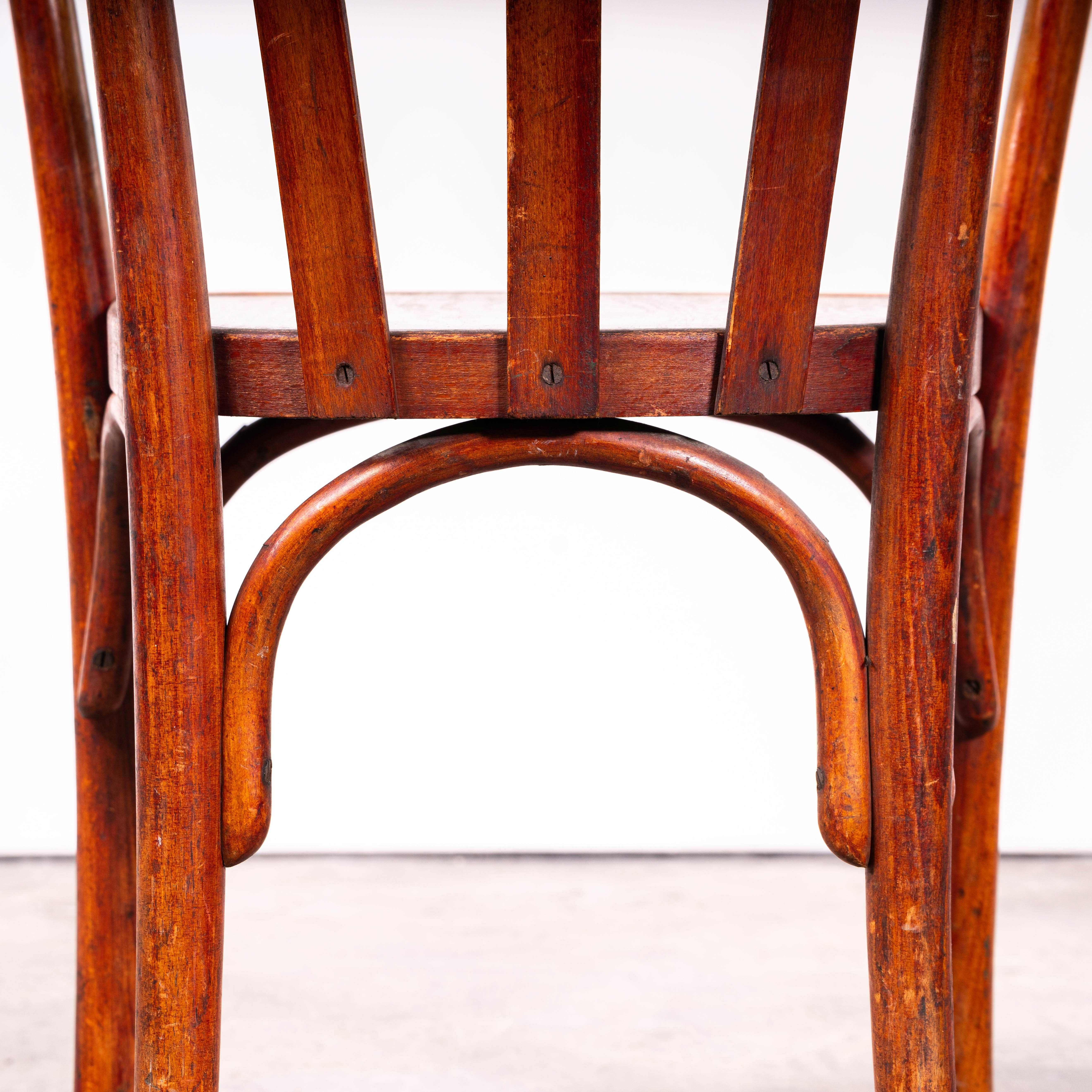 1940's Fischel geformt Bugholz Sessel - Paar im Angebot 3