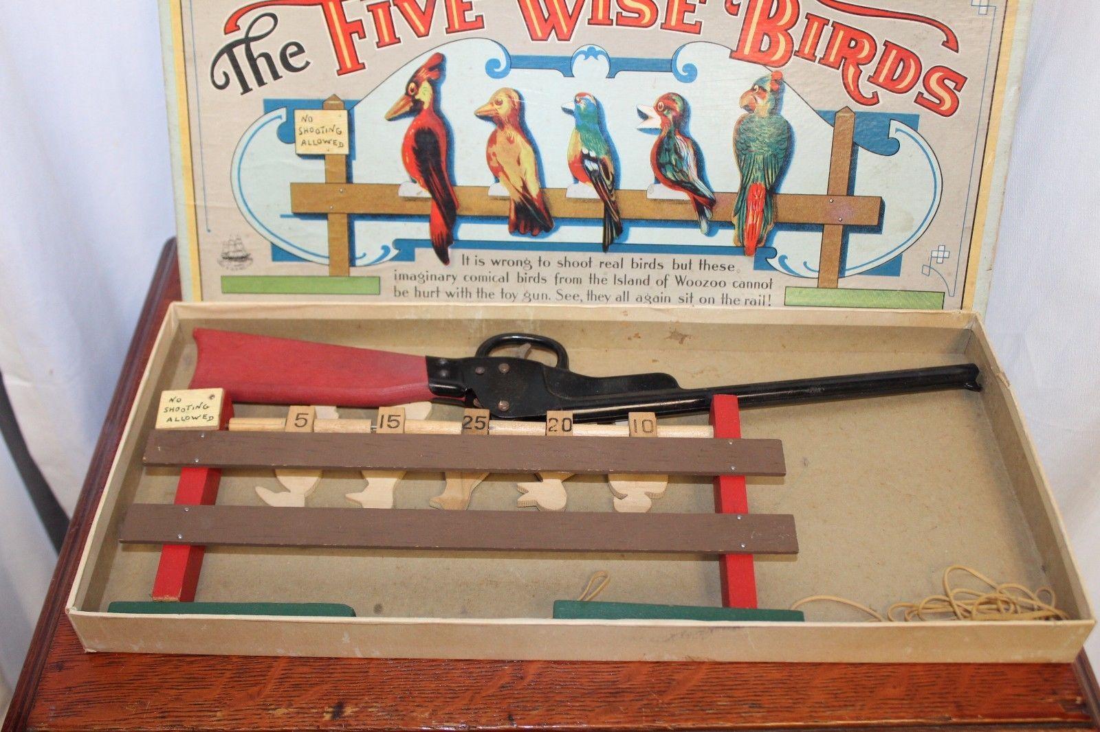 1940s Five Wise Birds Parker Brothers Target Game In Fair Condition In Orange, CA