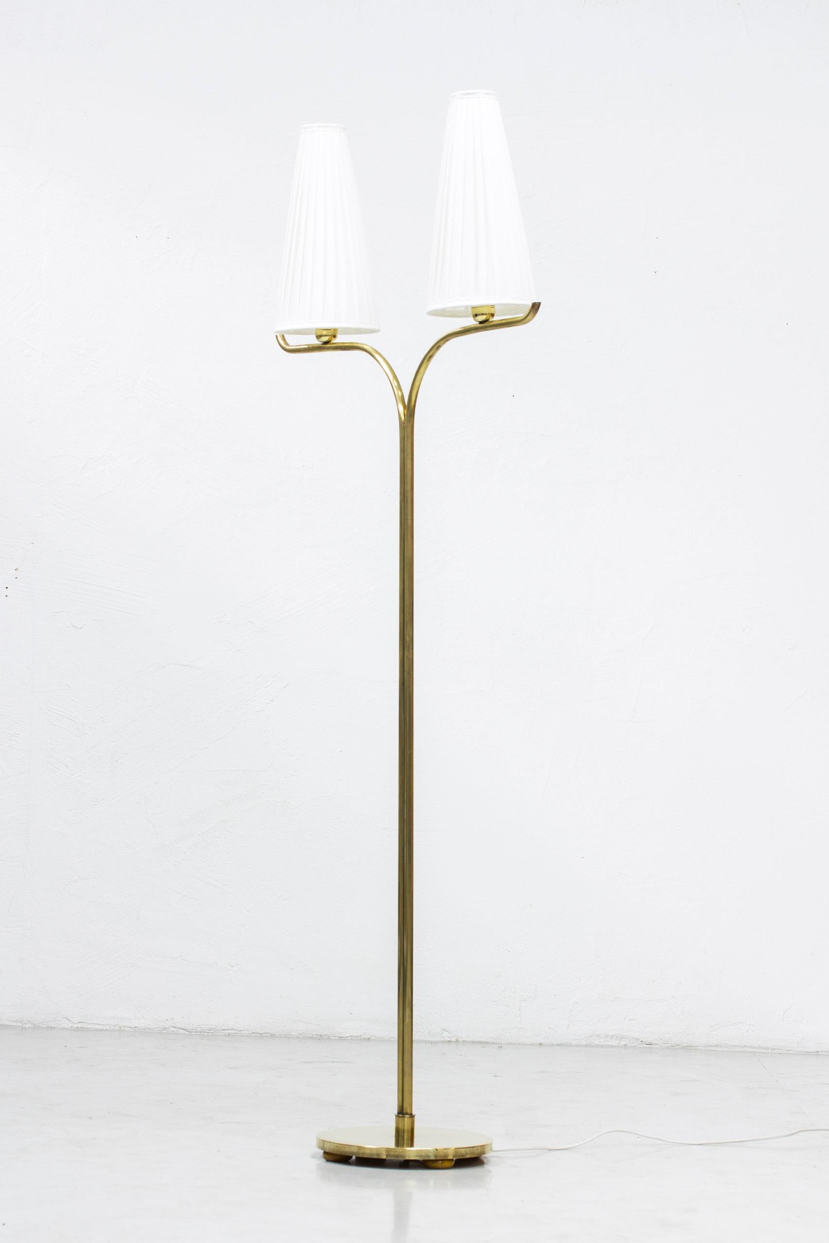 Scandinavian Modern 1940s Floor Lamp by G. A. Berg