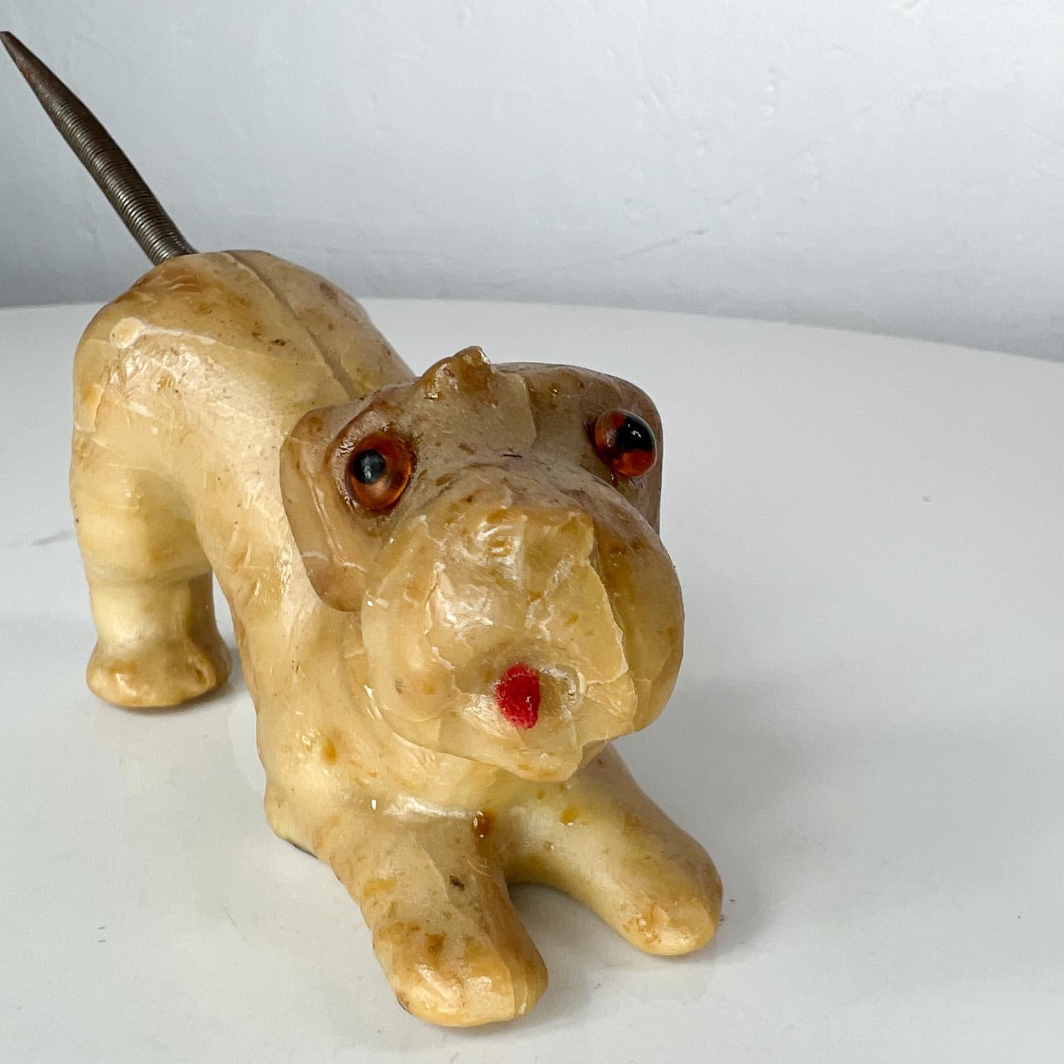1940s Folk Art Vintage Dog Castile Soap Sculpture Carving 3