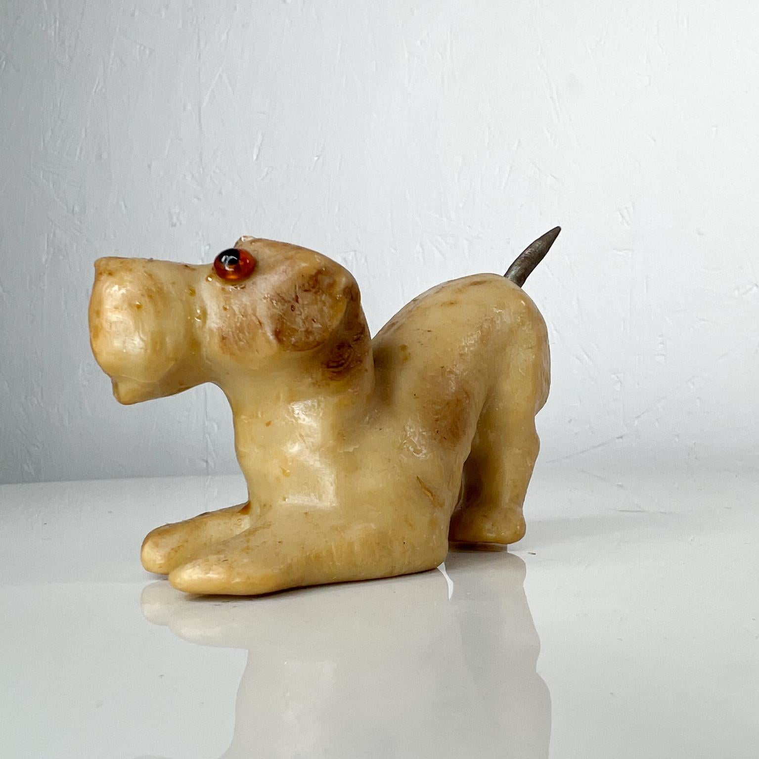 dog soap carving