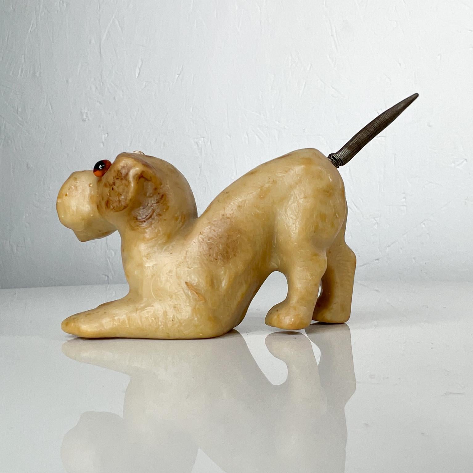 dog soap sculpture