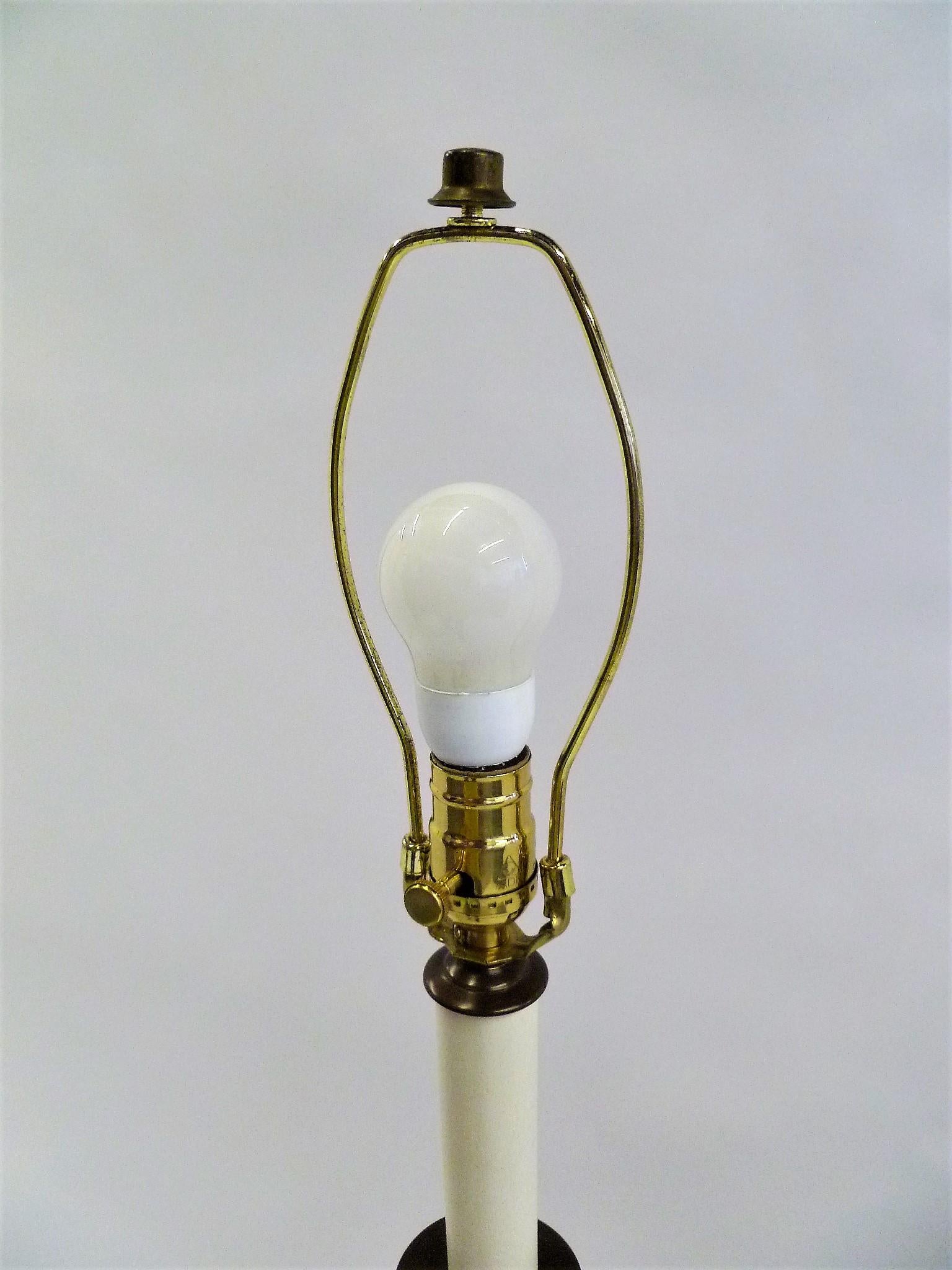 1940s Frances Elkins Style Mahogany Ratchet Floor Lamp 1