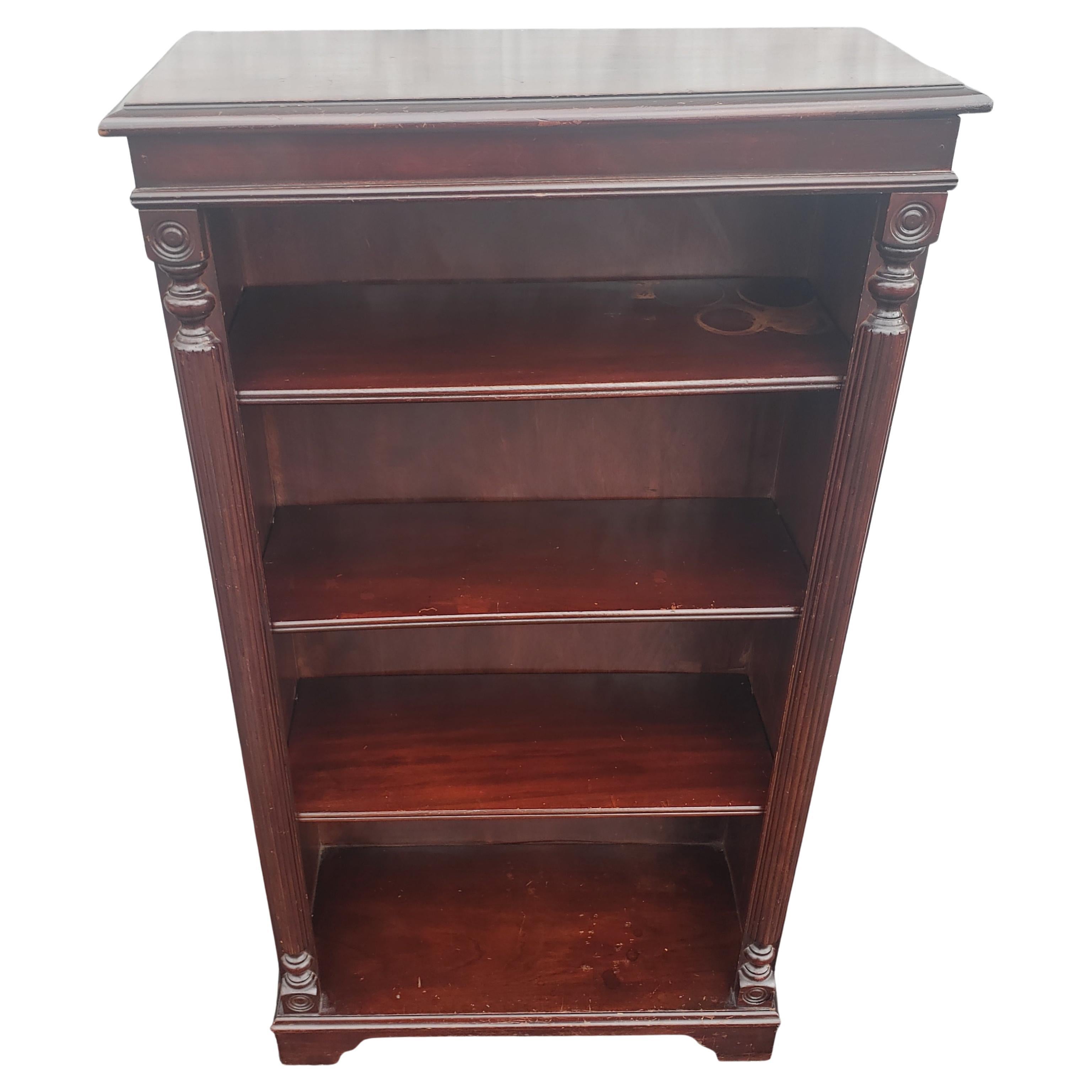 shallow bookcase