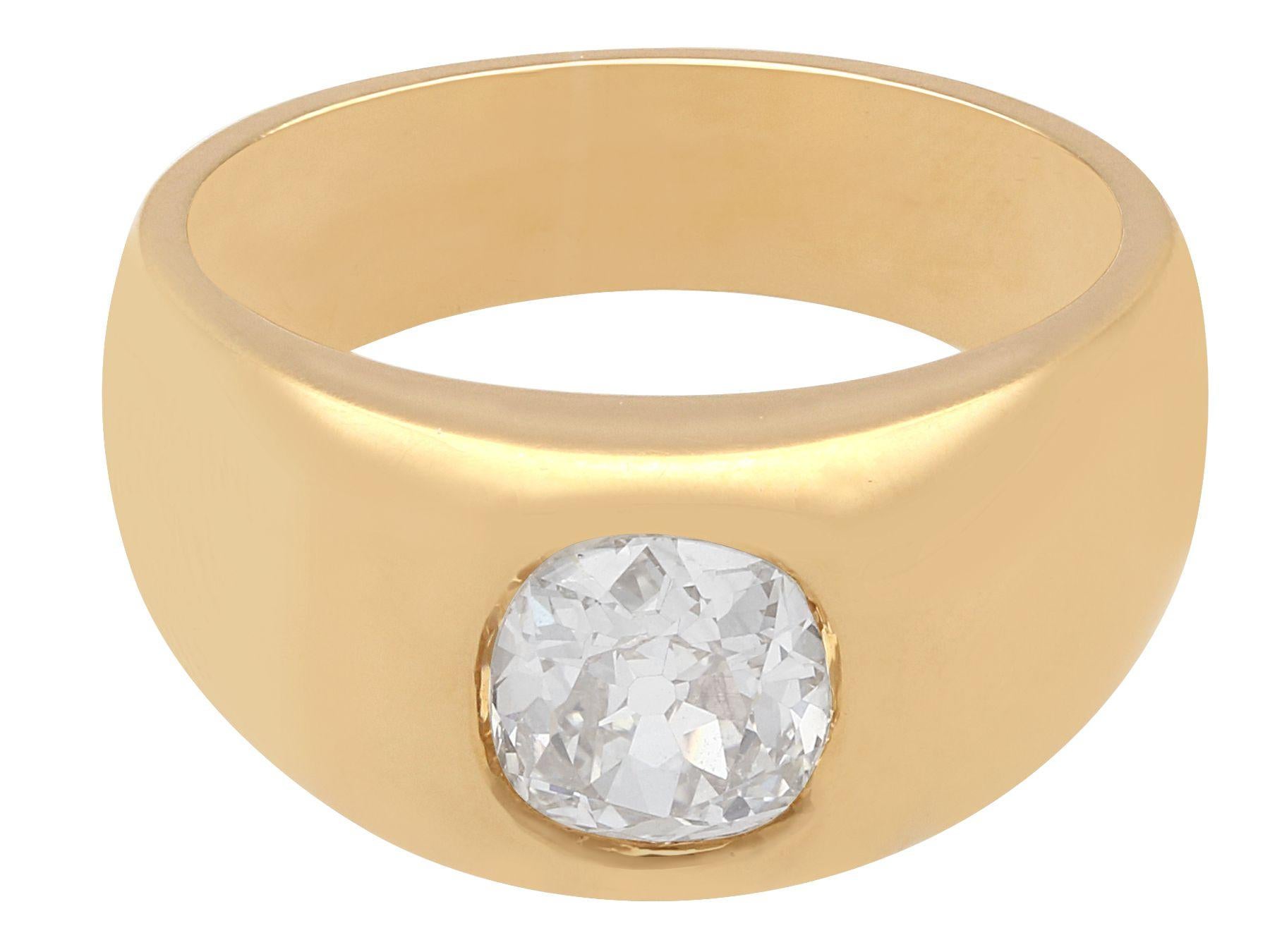 gents solitaire ring