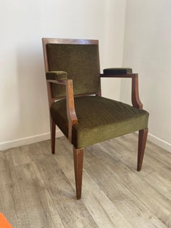 1940s French Art Deco Armchair in the Style of André Arbus