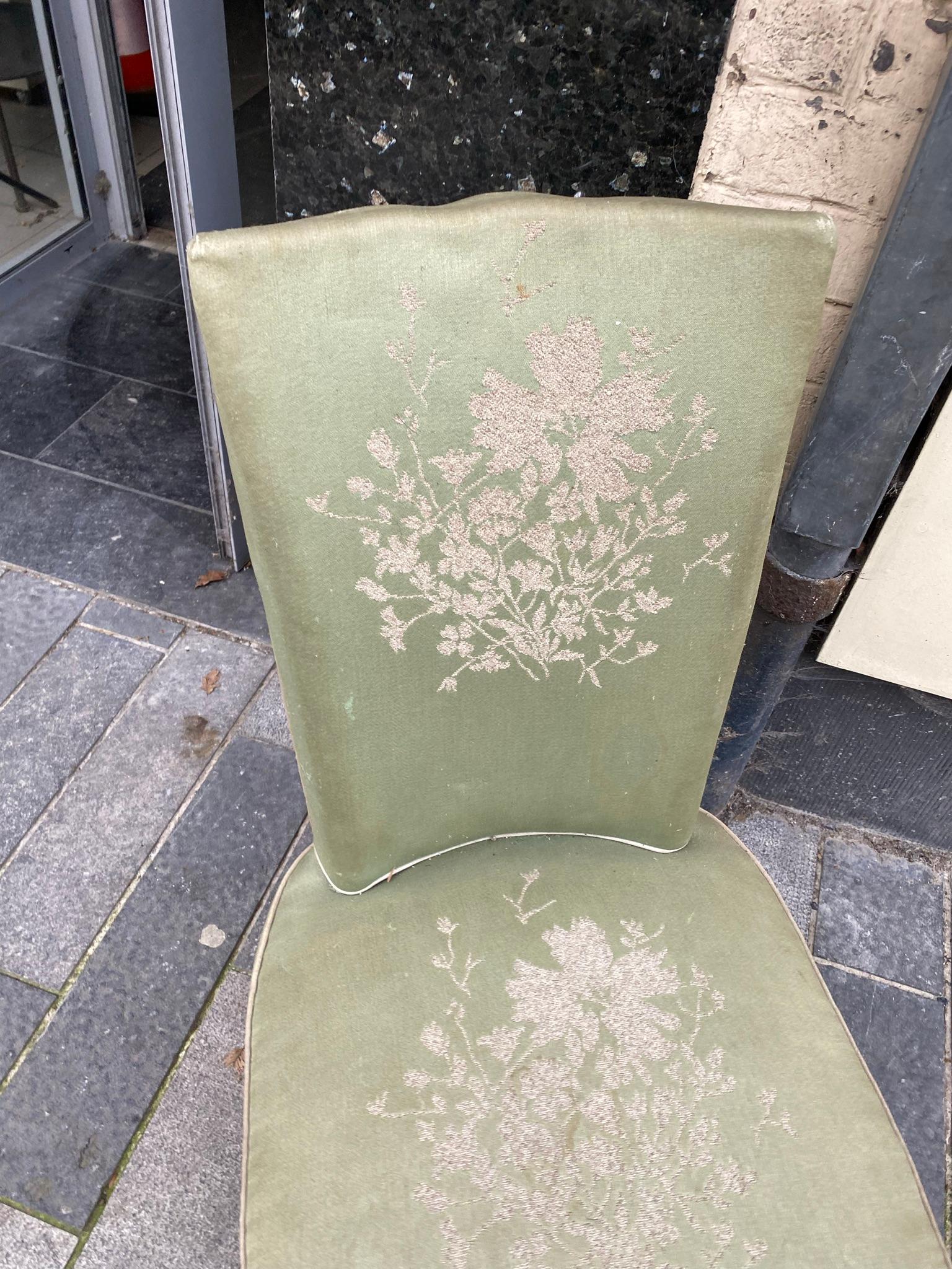 Milieu du XXe siècle Fauteuil de bergère Art Déco français des années 1940 dans le style d'Andr Arbus en vente