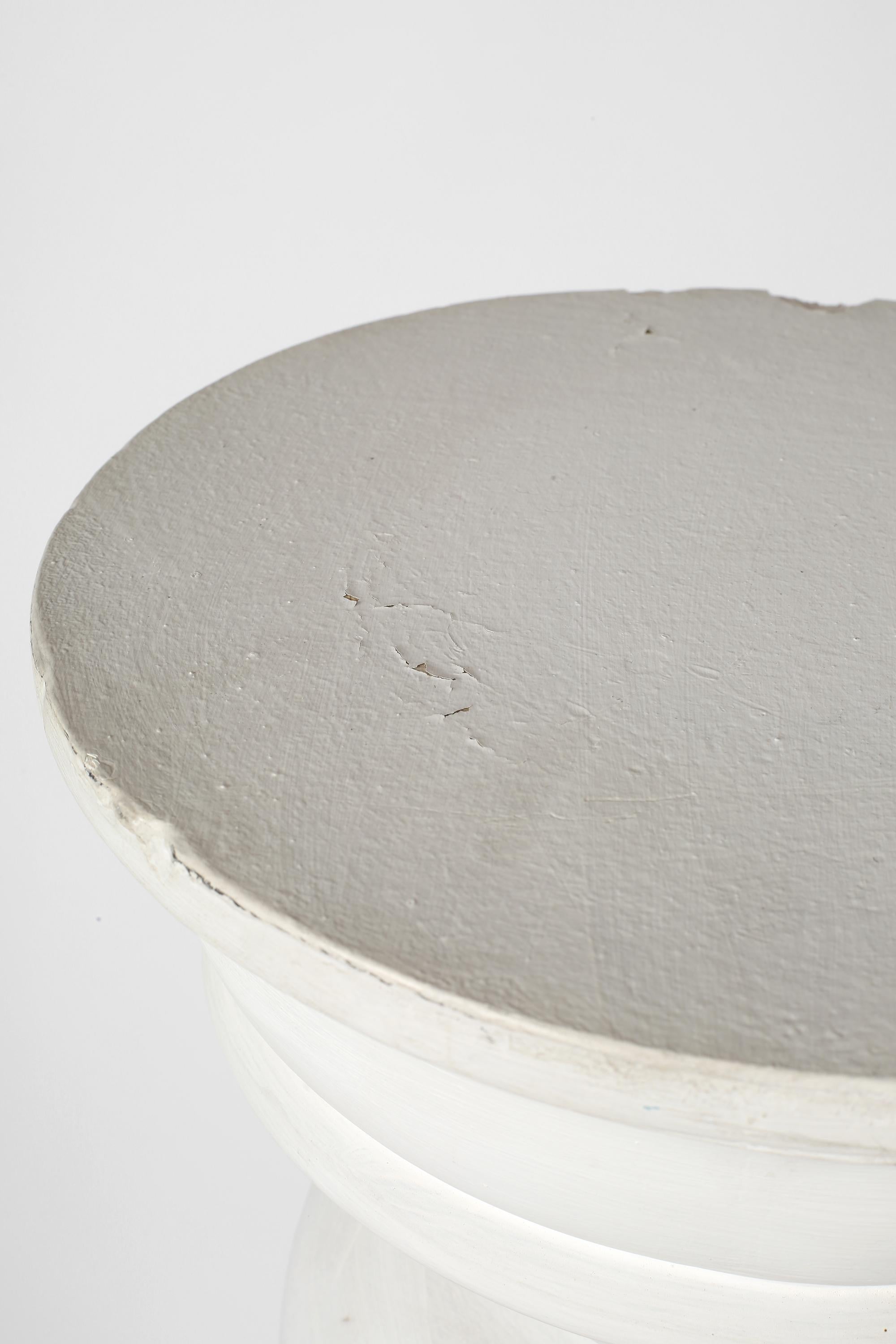 1940s French Art Deco Plaster Torsade Column Pedestal Plinth For Sale 7