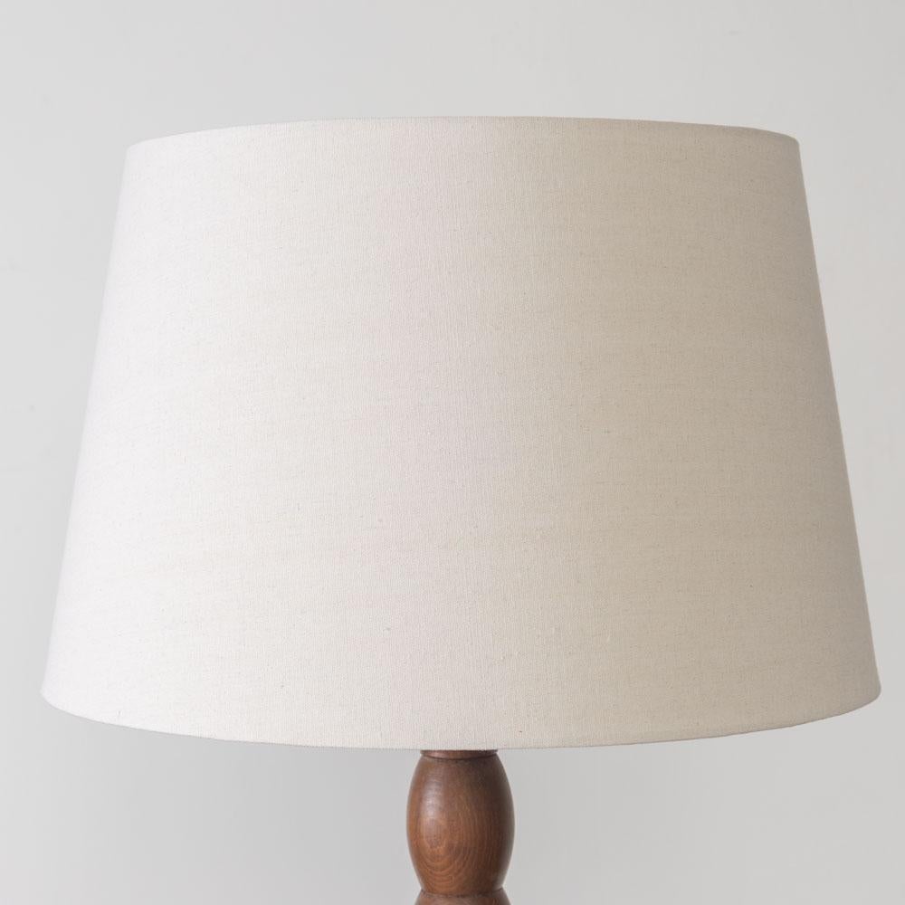 1940s French Bobbin Wood Floor Lamp For Sale 1