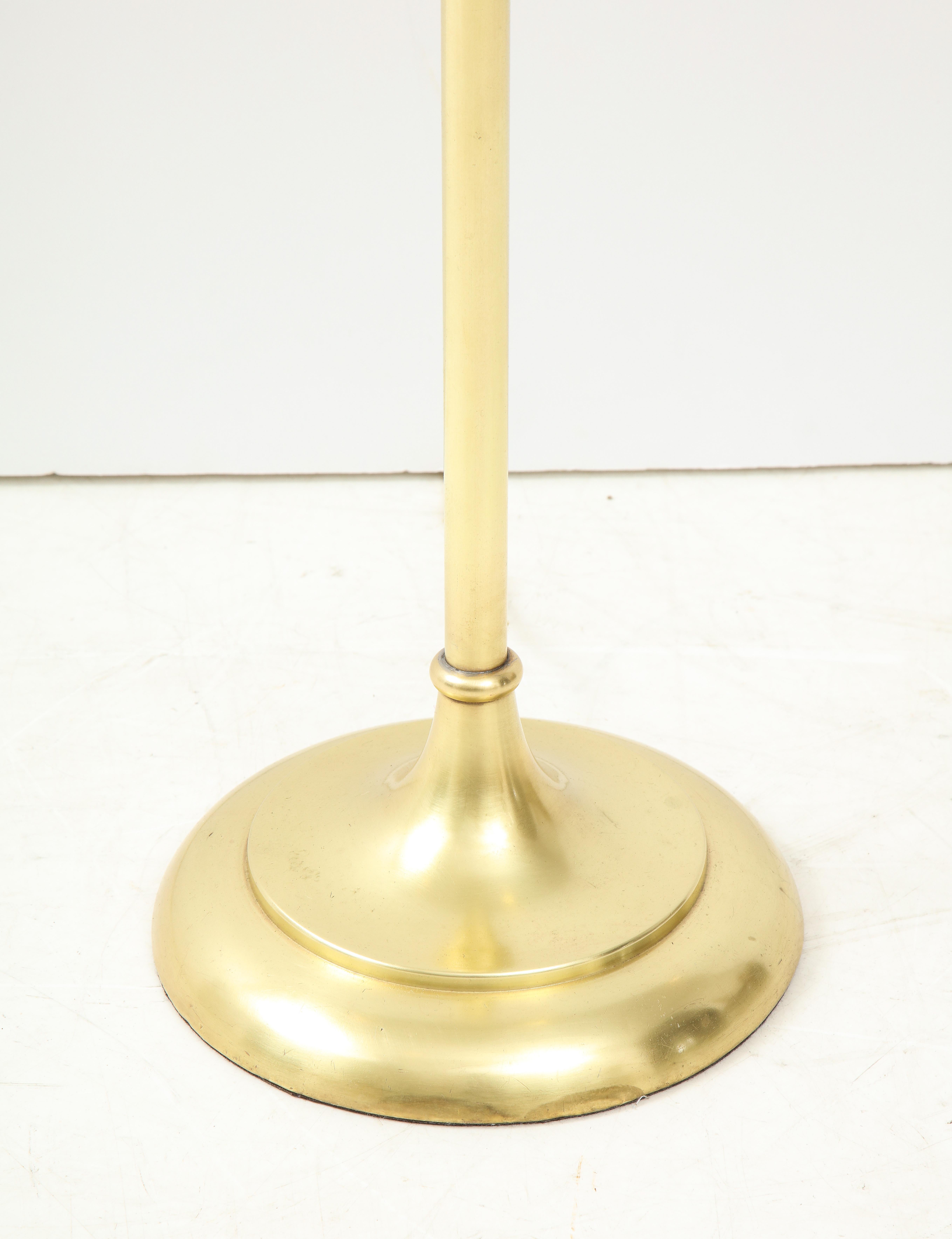 1940s French Brass Floor Lamp 2