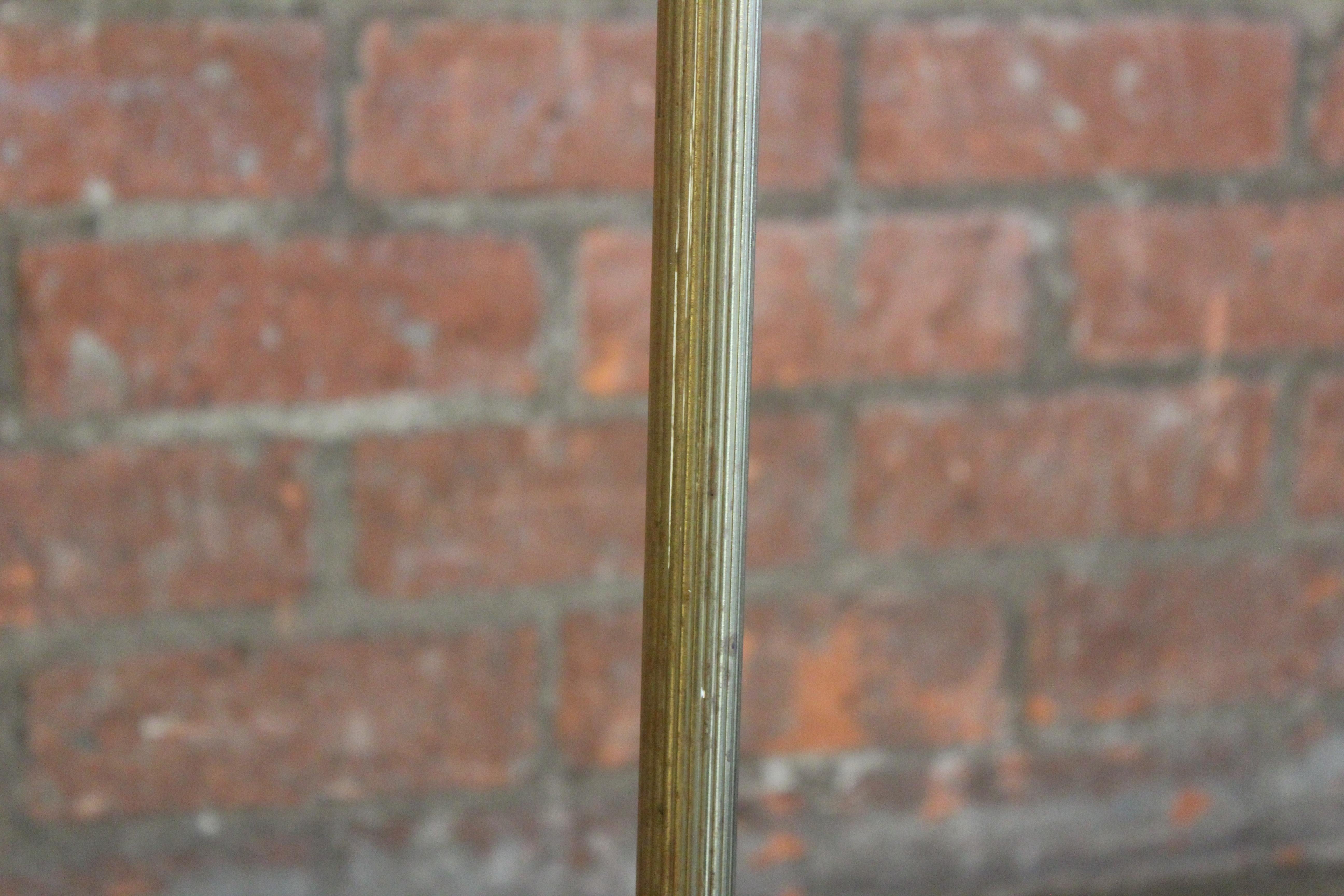 1940s, French Brass Floor Lamp 5