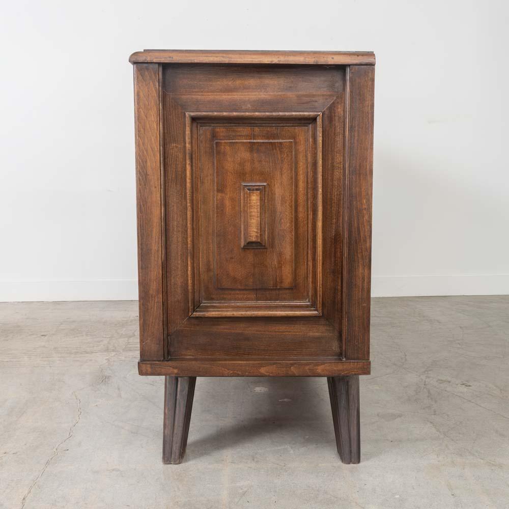 XX secolo 1940s French Brutalist Oak Sideboard in vendita