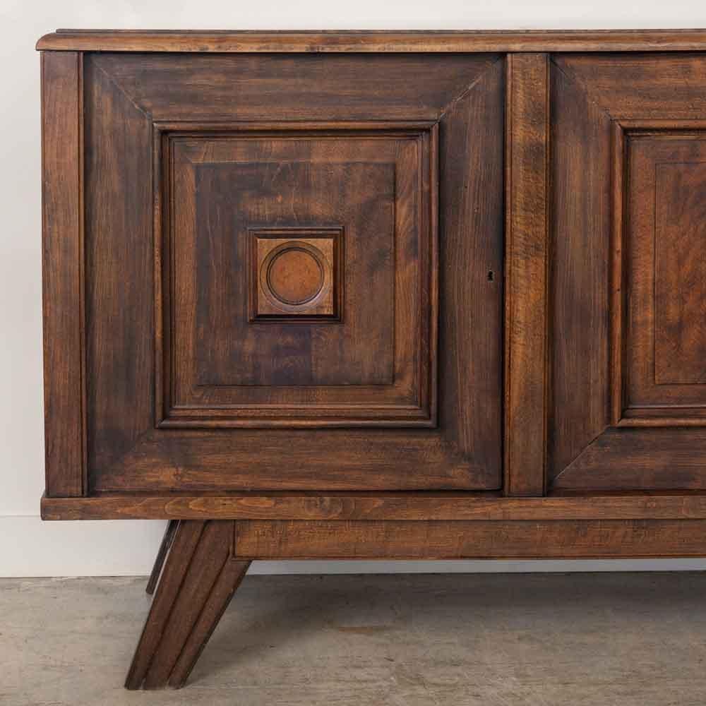 1940s French Brutalist Oak Sideboard in vendita 3