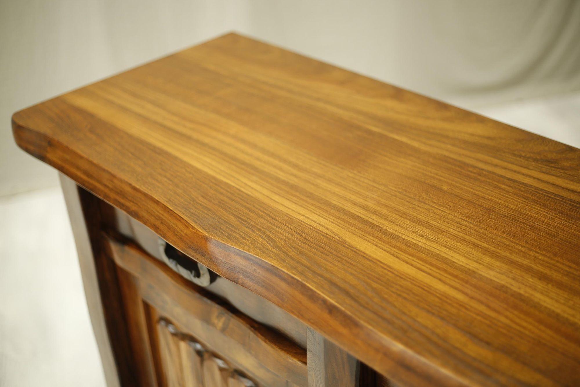 Elm 1940's French Brutalist Sideboard