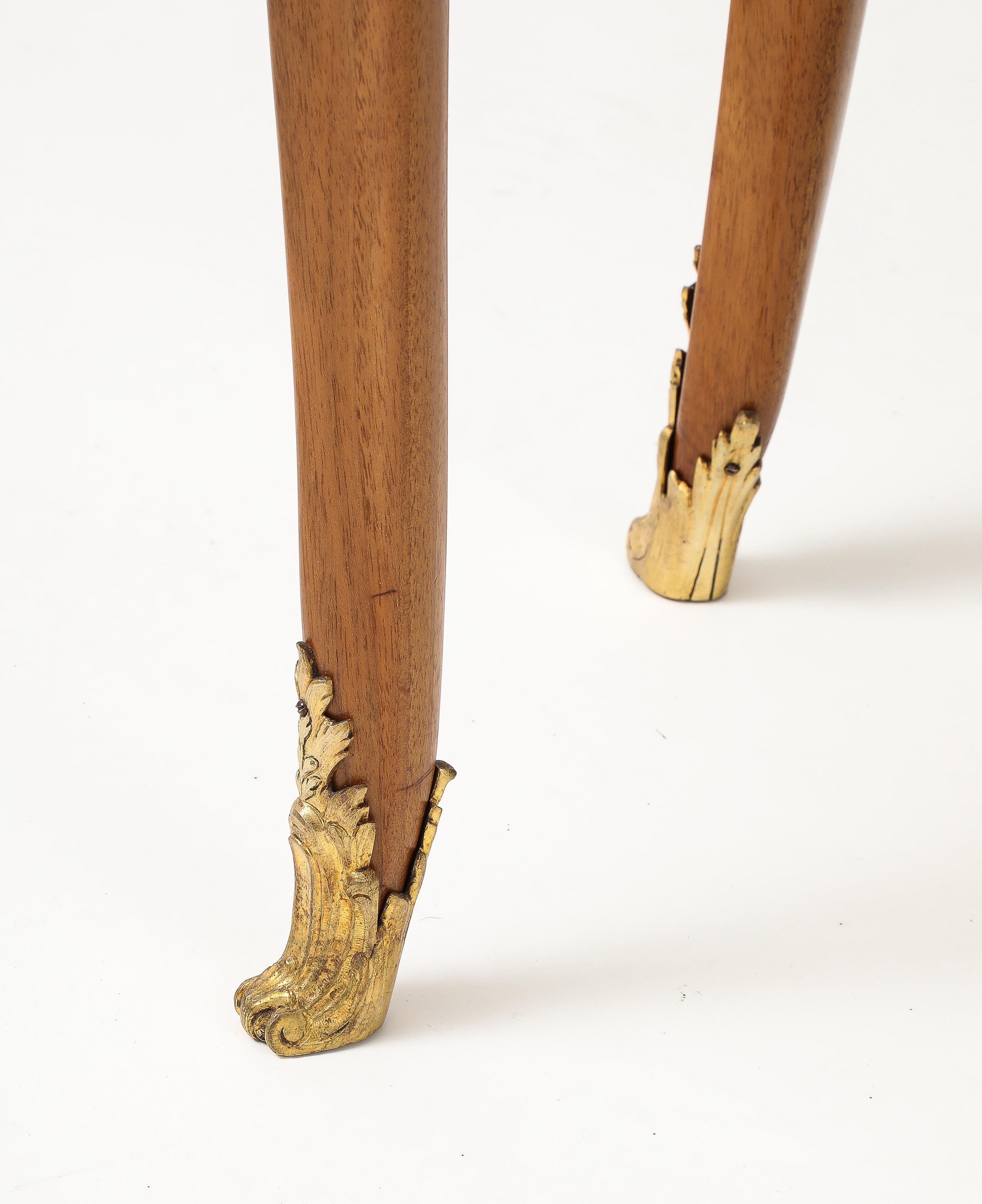 Mid-Century Modern 1940's French Burl-wood Tall Bar Cabinet For Sale