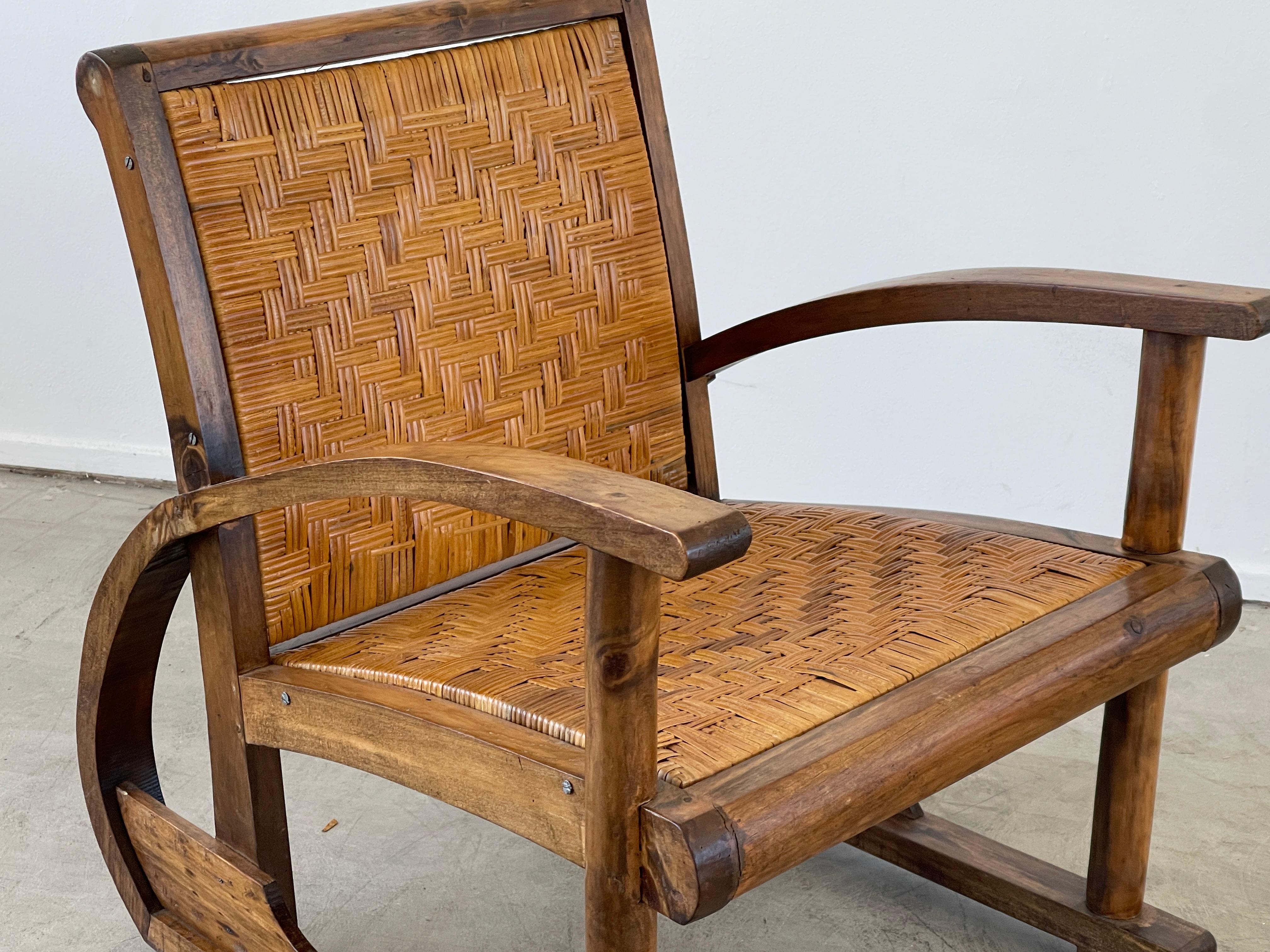 Mid-20th Century 1940's French Cane Chairs For Sale