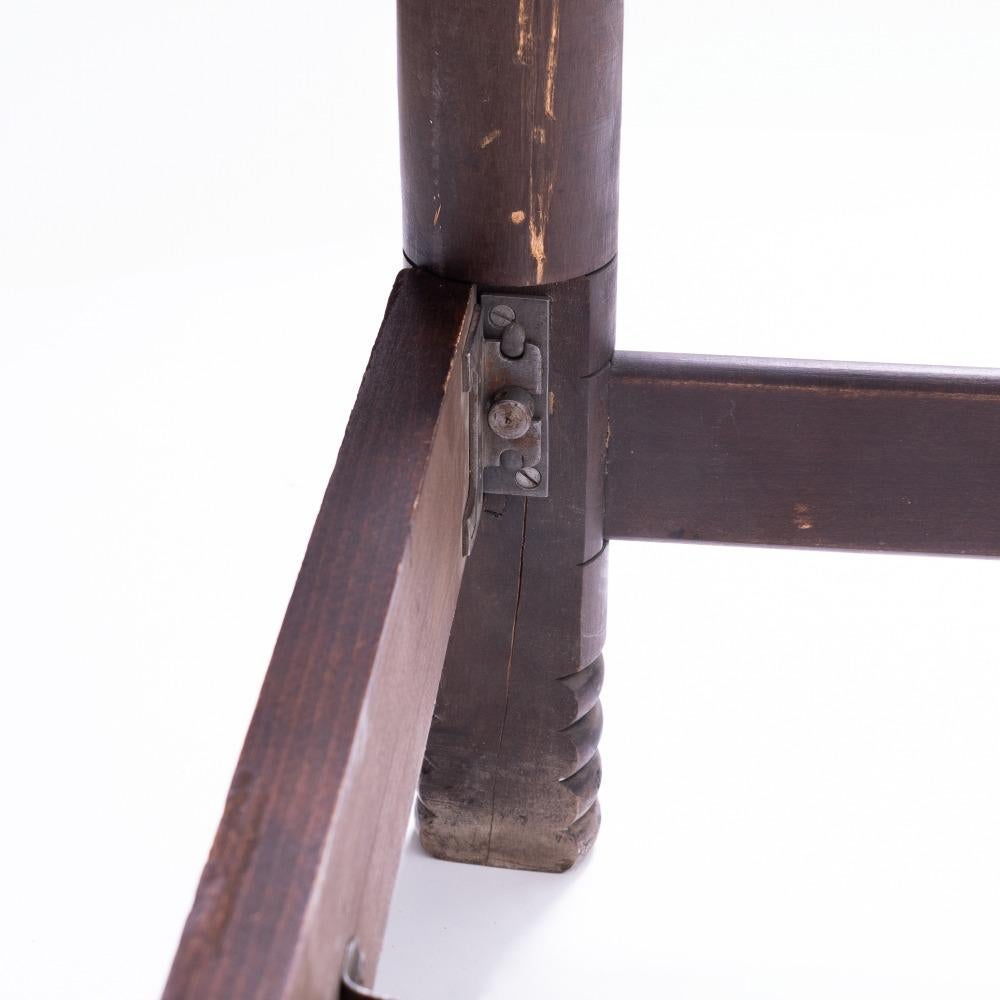 1940er Jahre Französisch geschnitzt Wood Bett von Charles Dudouyt im Angebot 7