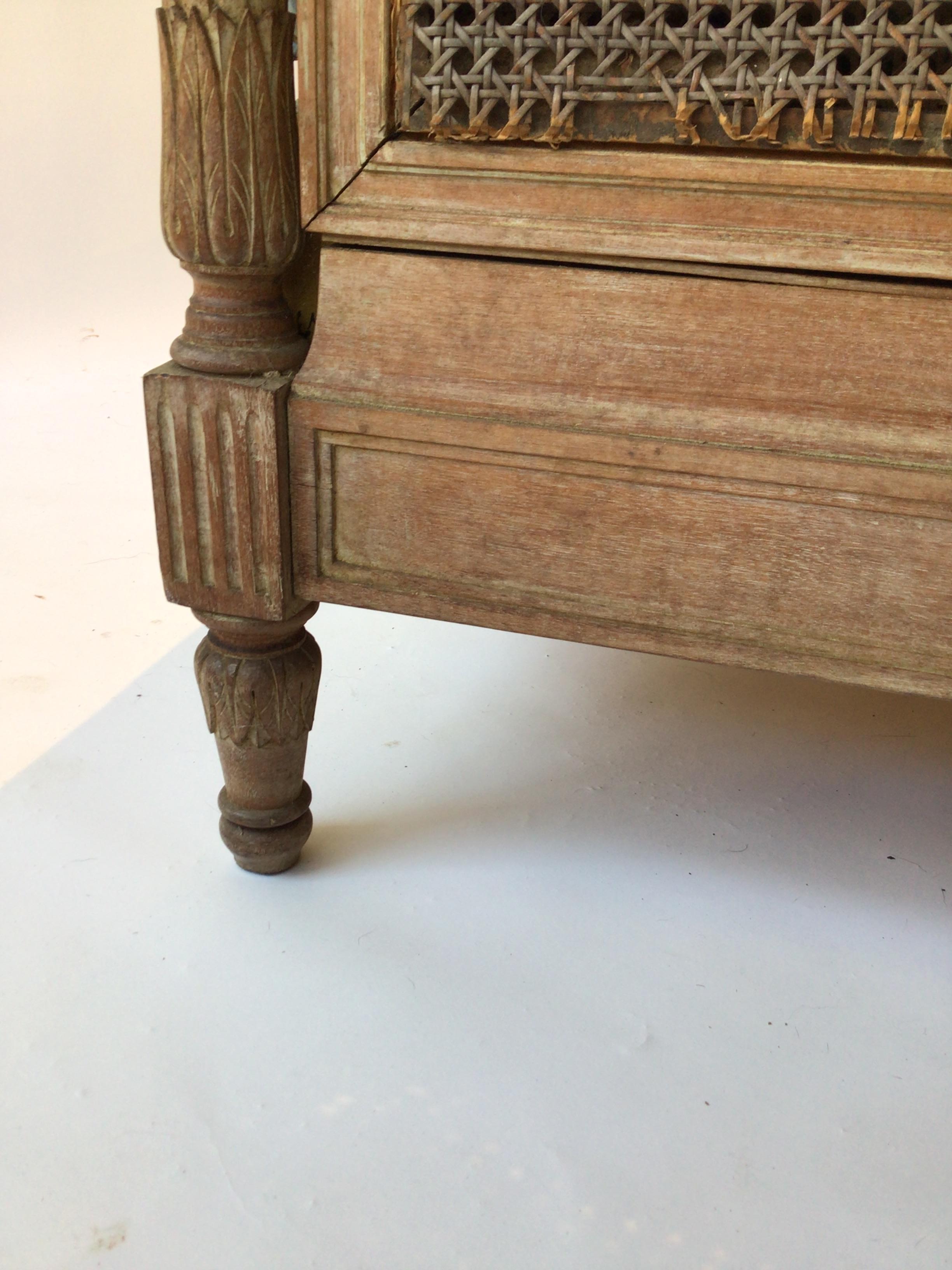 1940s, French Carved Wood Louis XVI Classical Daybed 3