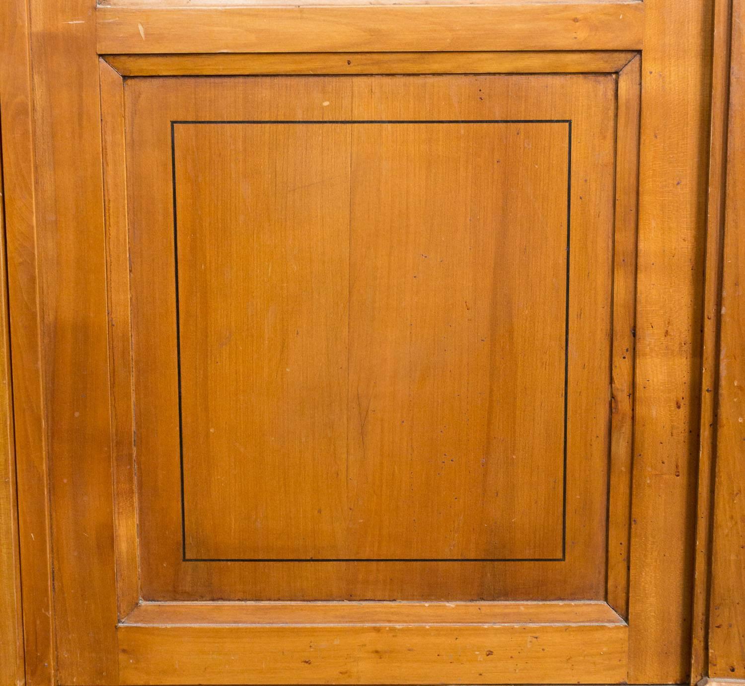 1940s French Cherry Armoire In Good Condition In Buchanan, NY