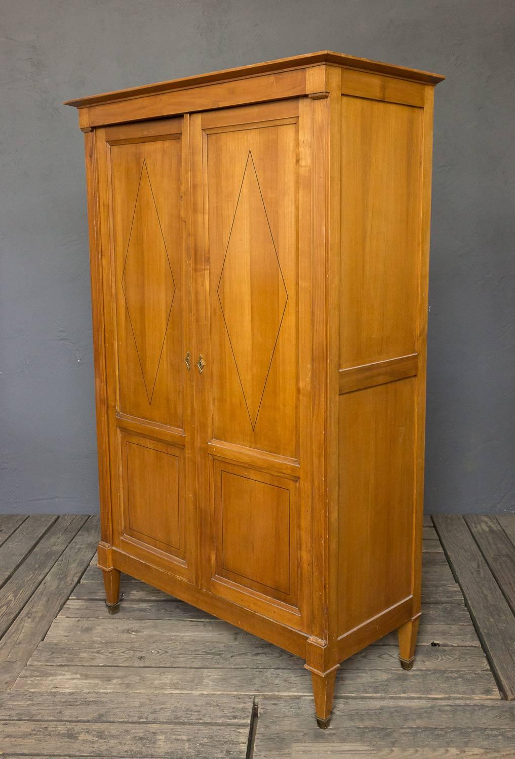 20th Century 1940s French Cherry Armoire