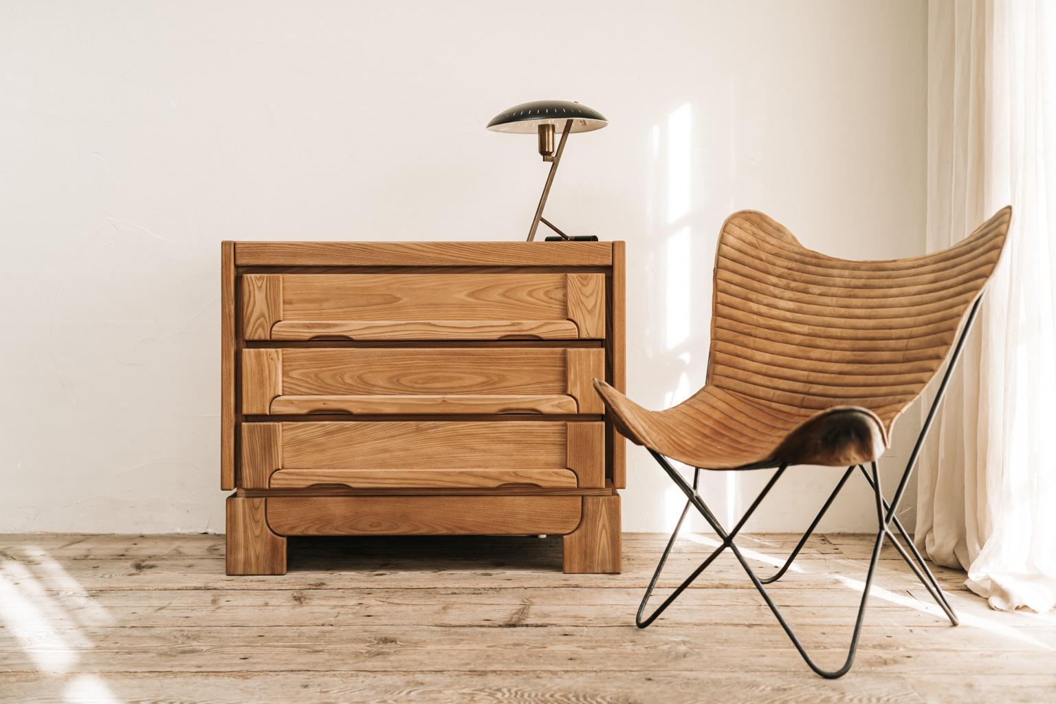 Oak 1940's French Chest of Drawers