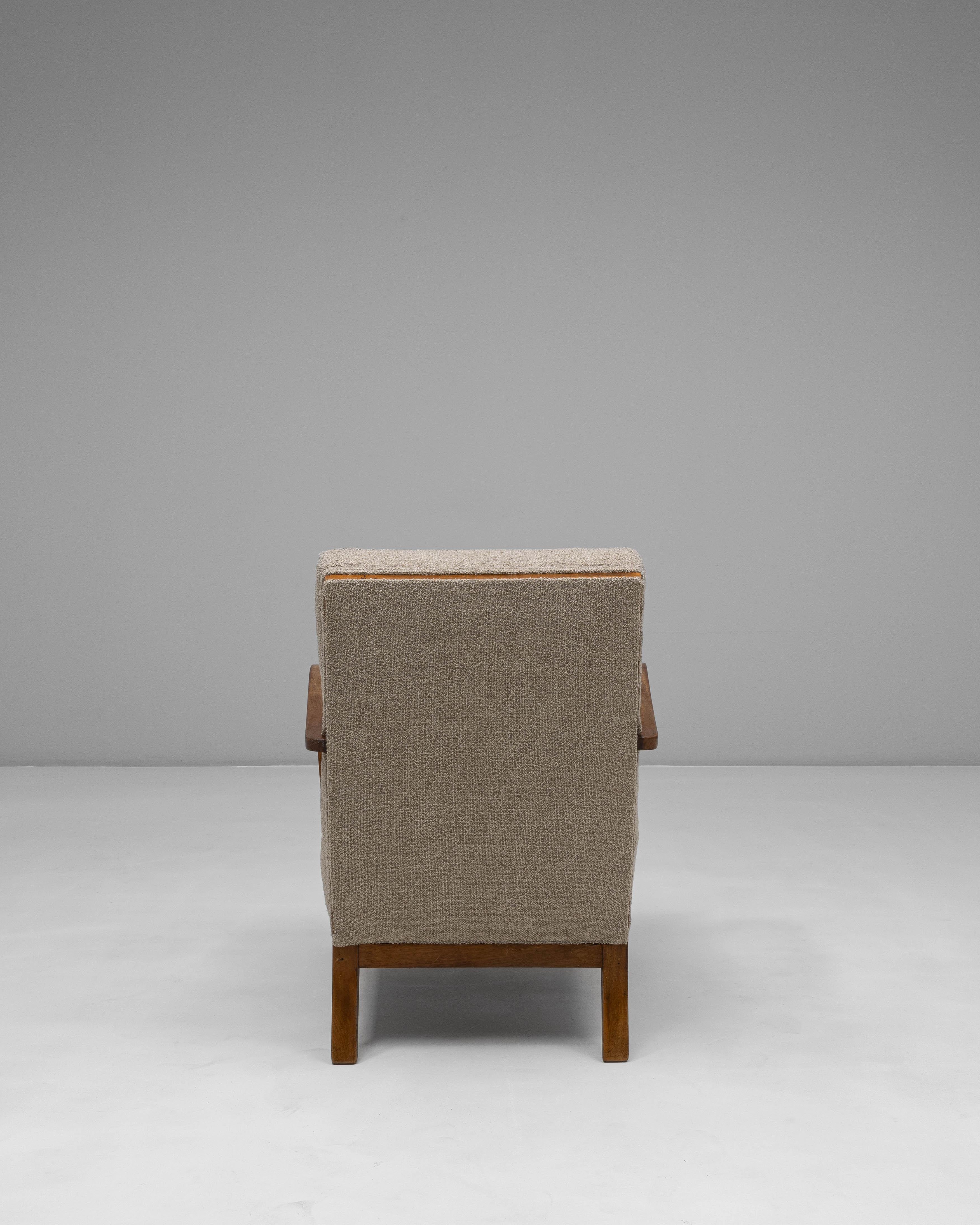 Sillón francés de cóctel tapizado de los años 40 en Bueno estado para la venta en High Point, NC