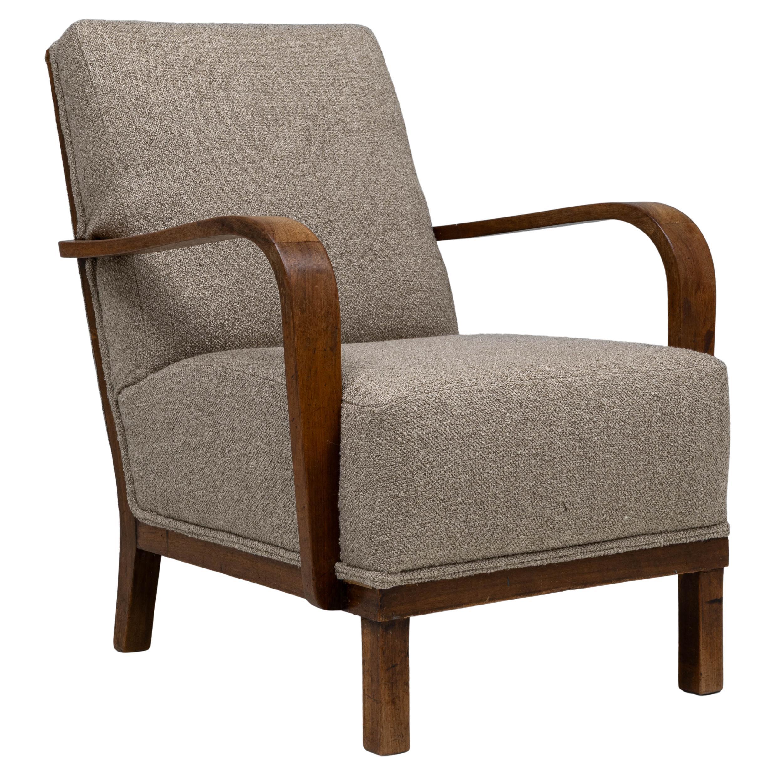 1940er Jahre Französisch Cocktail gepolsterten Sessel