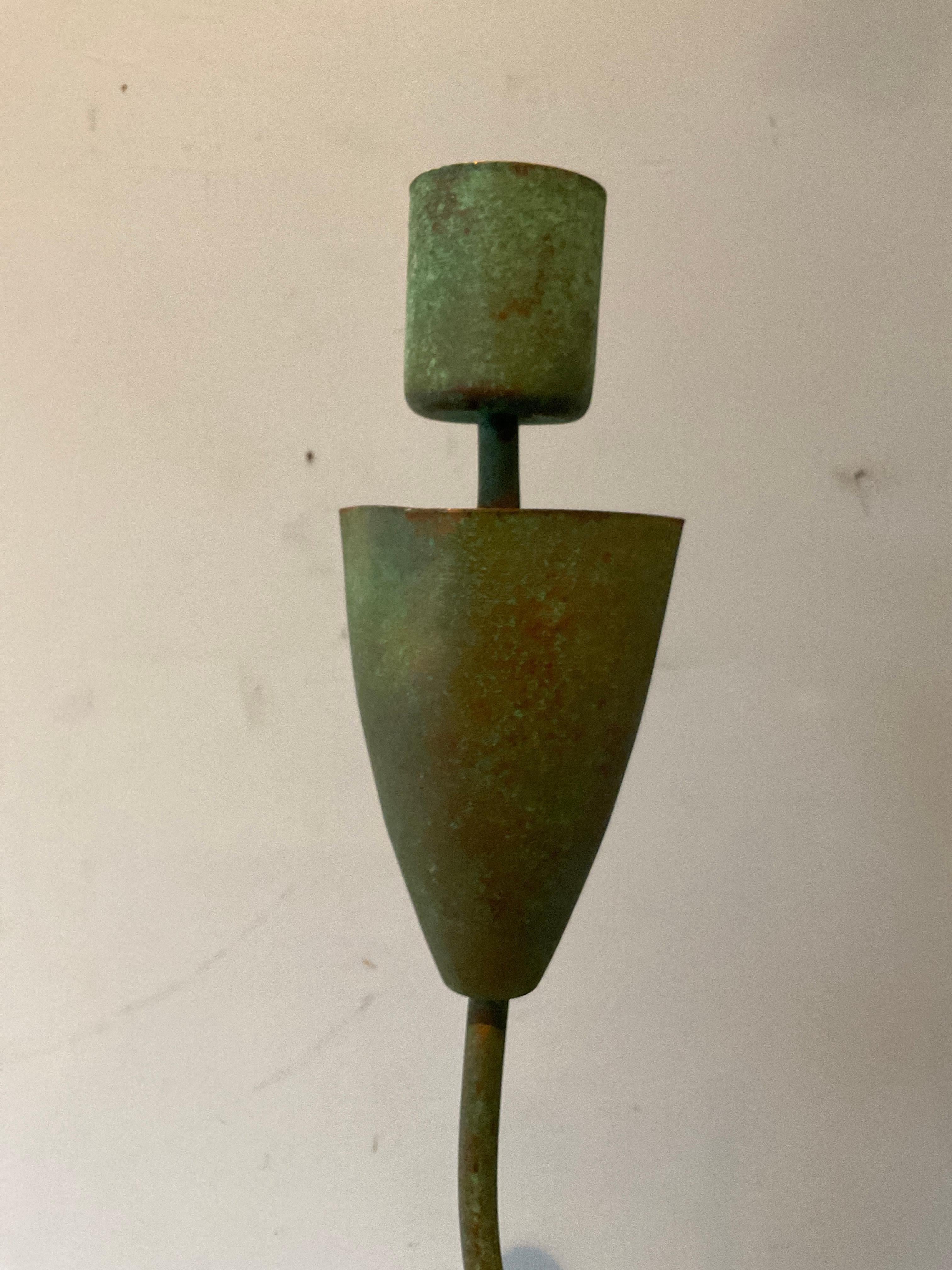 1940s French Copper Fish Floor Lamp For Sale 11