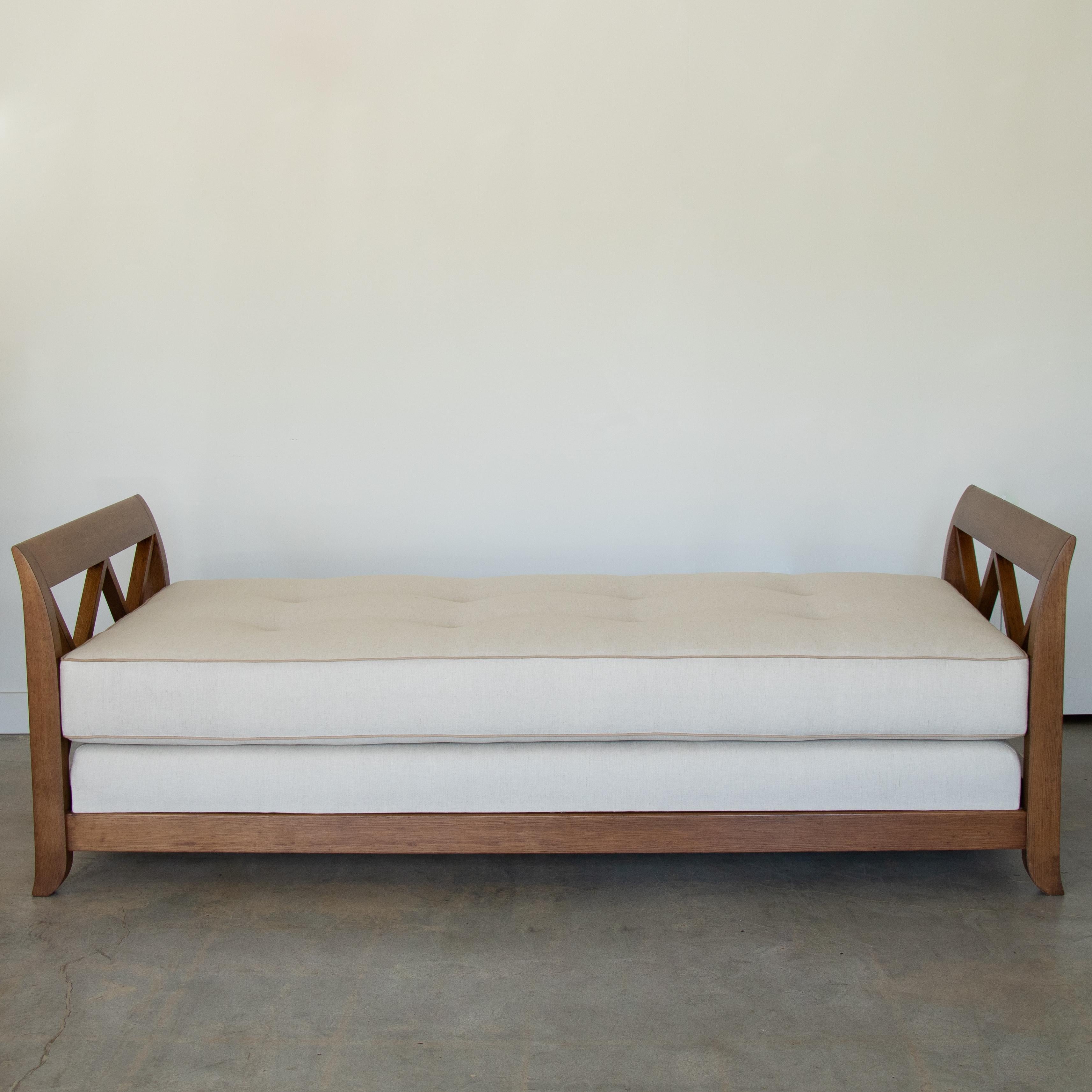 1940's French Daybed in the Style of Jean Royere 5