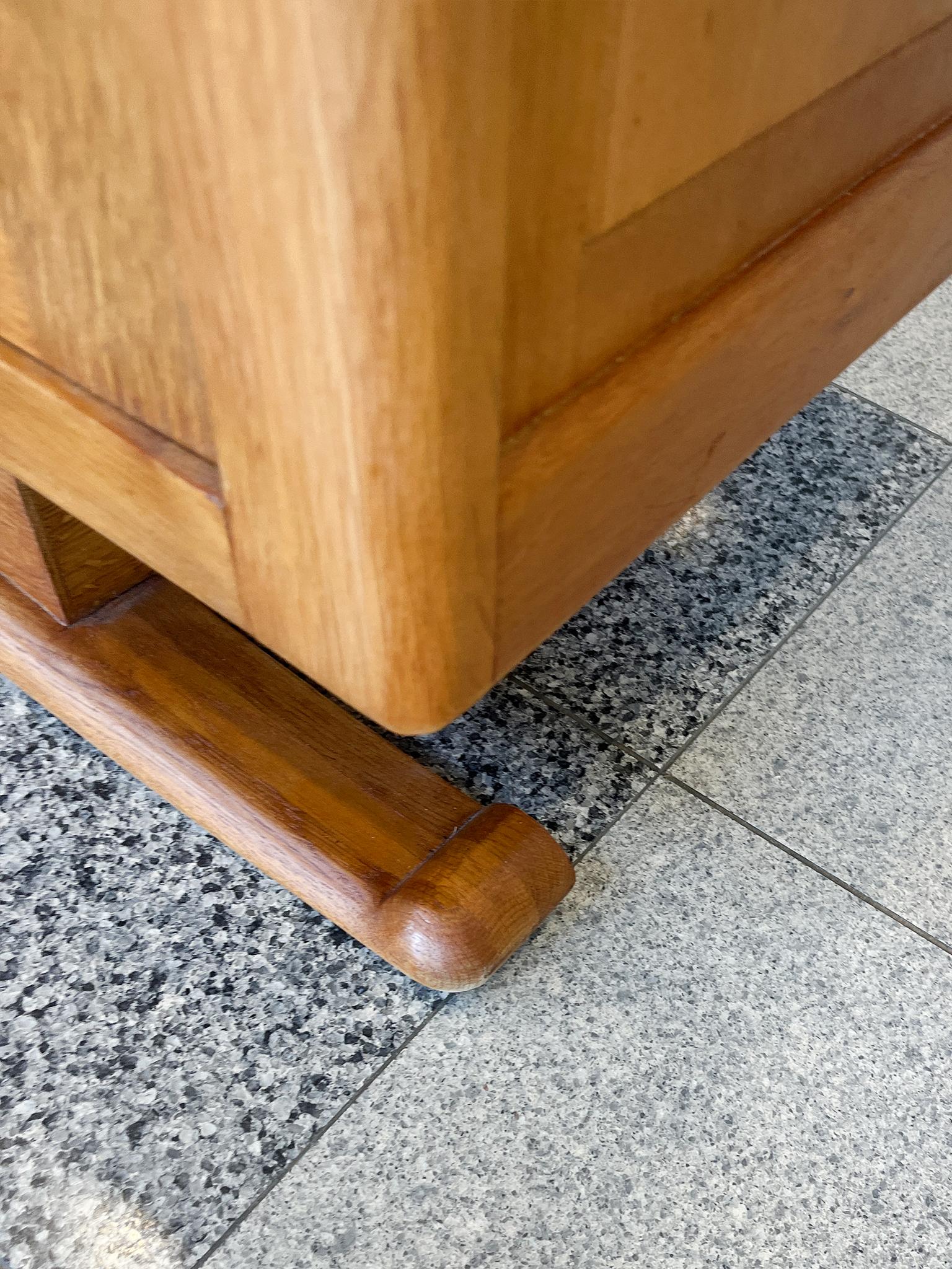 Credenza francese deco degli anni '40 in Oak in vendita 7