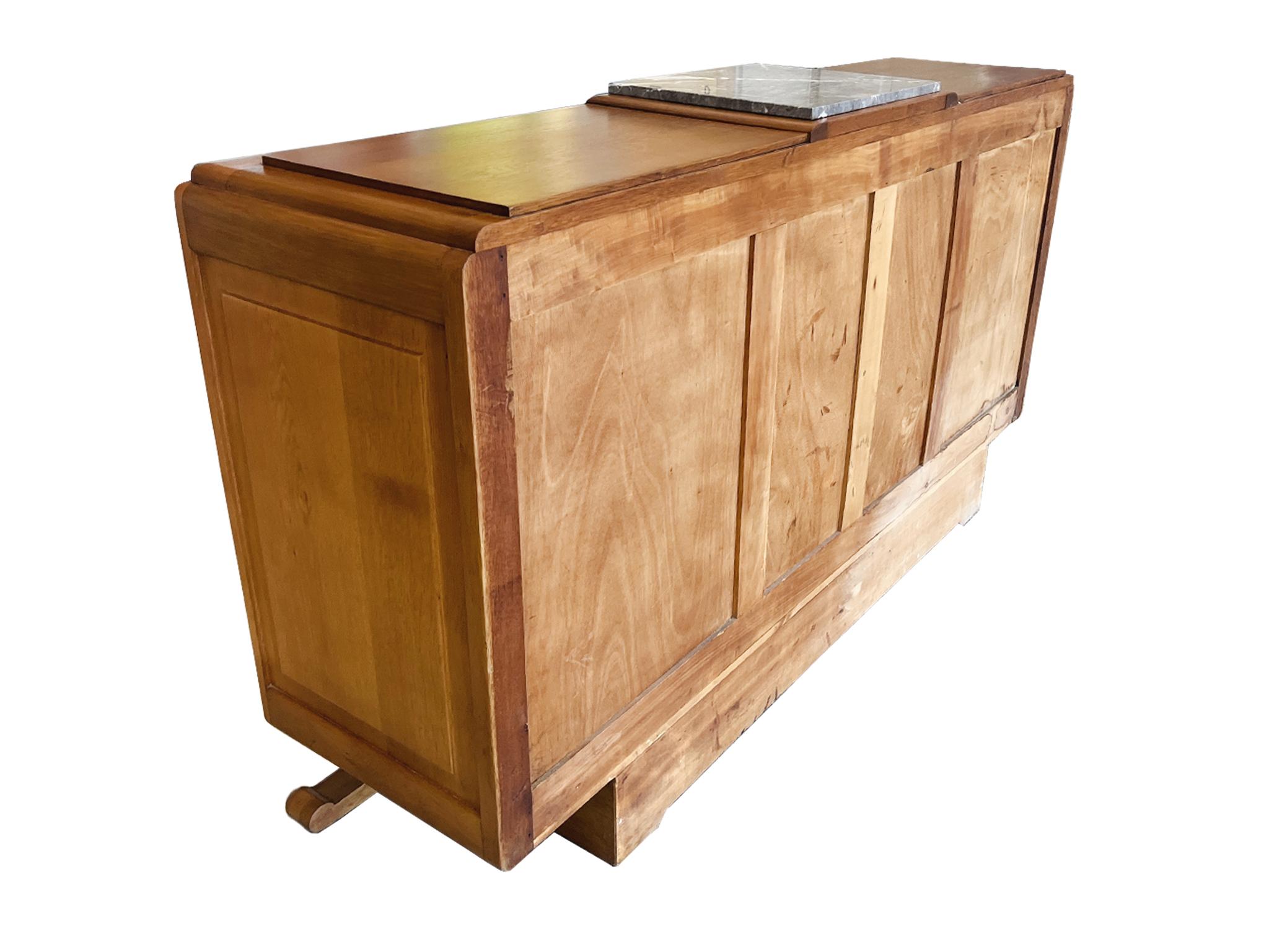 Credenza francese deco degli anni '40 in Oak in vendita 8