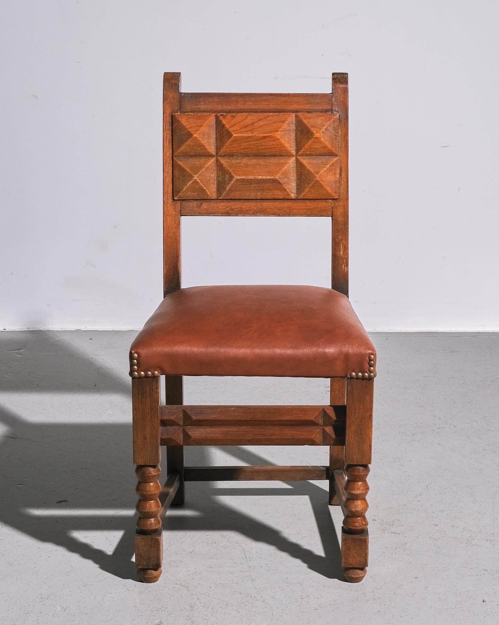 1940s French Dining Chair For Sale 1