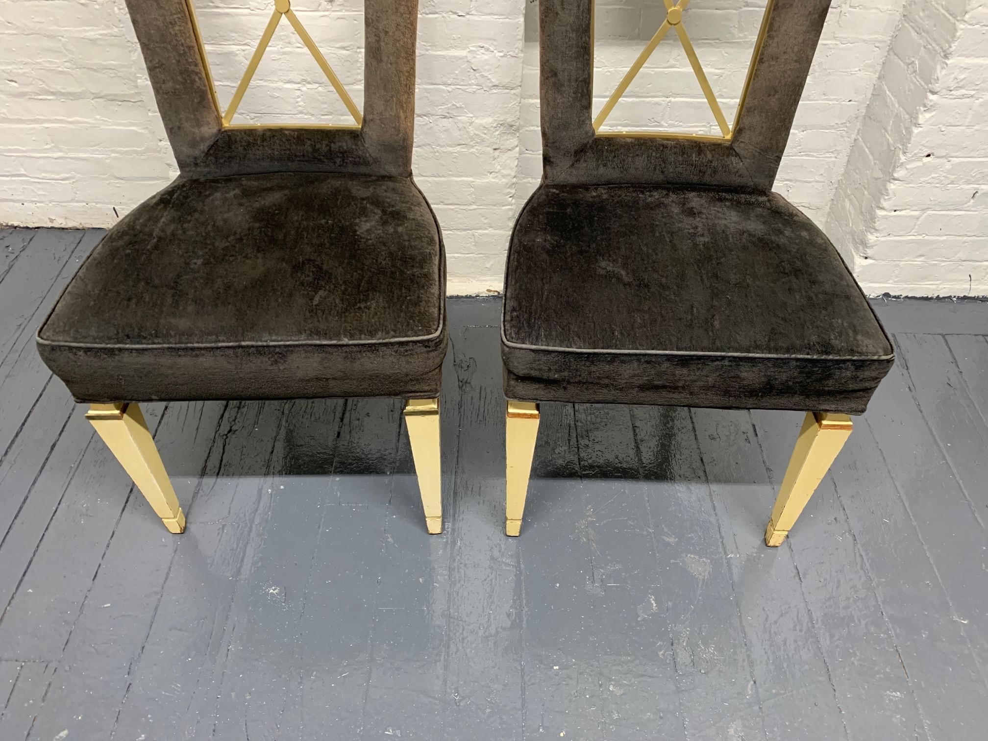 1940s French Directoire Dining Chairs 1