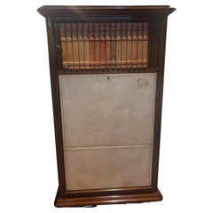 1940's french drop front secretary bookcase