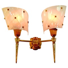 1940's French Dual Sconce