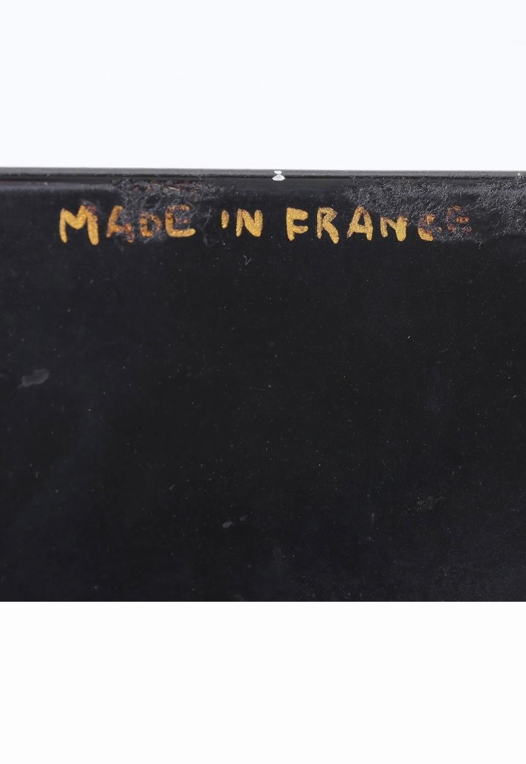 Lámparas de mesa de tole de estilo Imperio francés / neoclásico de los años 40 - Pareja Francés en venta