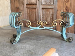 1940s French Forged Iron Table Base