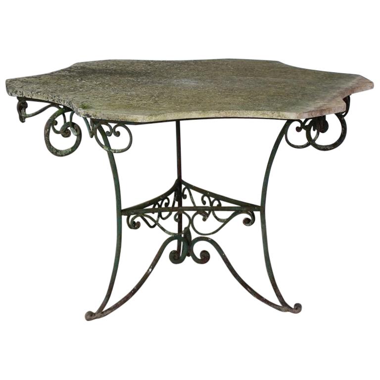 1940s French Garden Table