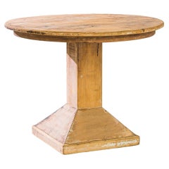 1940s French Geometric Wooden Table