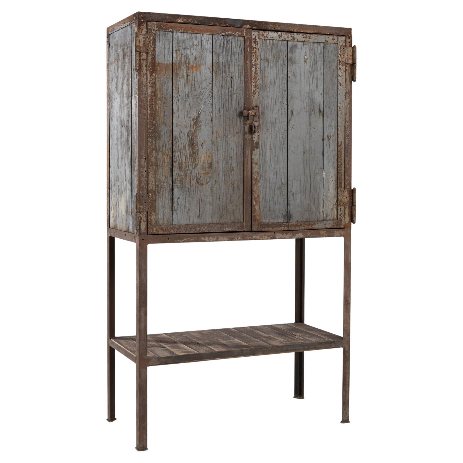 1940s French Industrial Cabinet